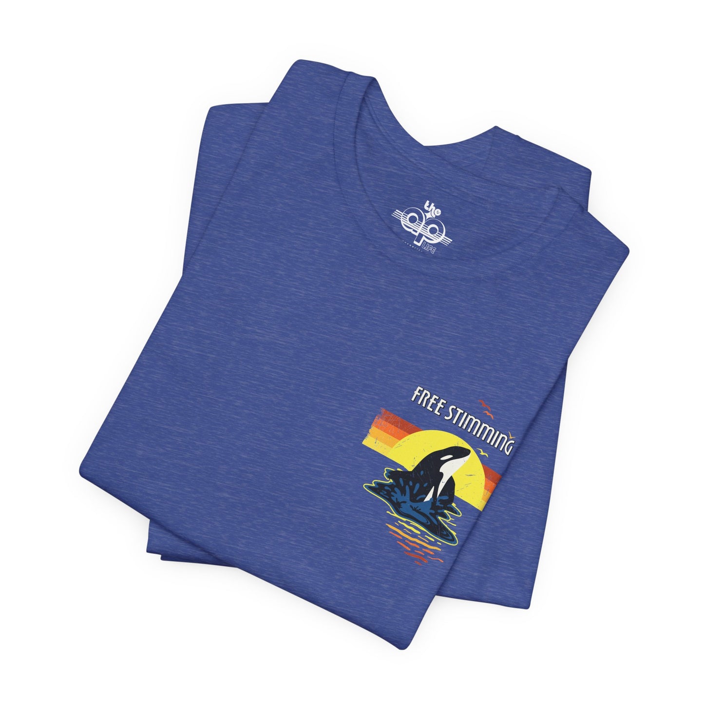 Free Stimming - Orca - Adult Unisex Jersey Short Sleeve Tee