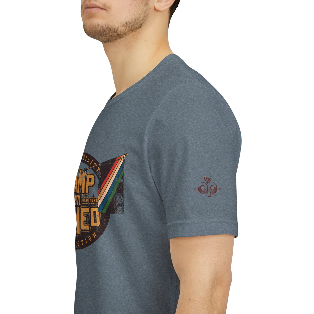 Camp Jened 1971 - A Disability Revolution - Adult Unisex Jersey Short Sleeve Tee