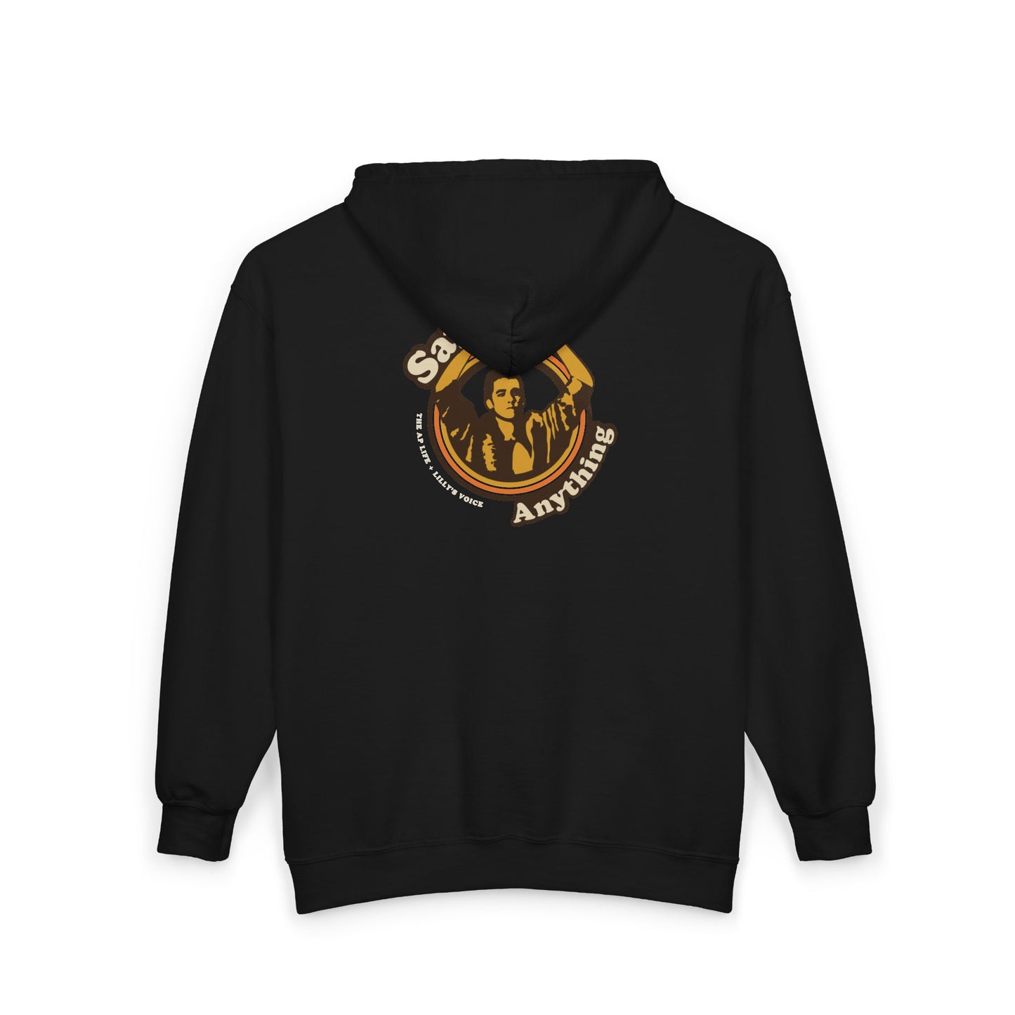 Say Anything - AAC- Lilly's Voice + The AP Life - Adult Unisex Heavy Blend™ Full Zip Hooded Sweatshirt