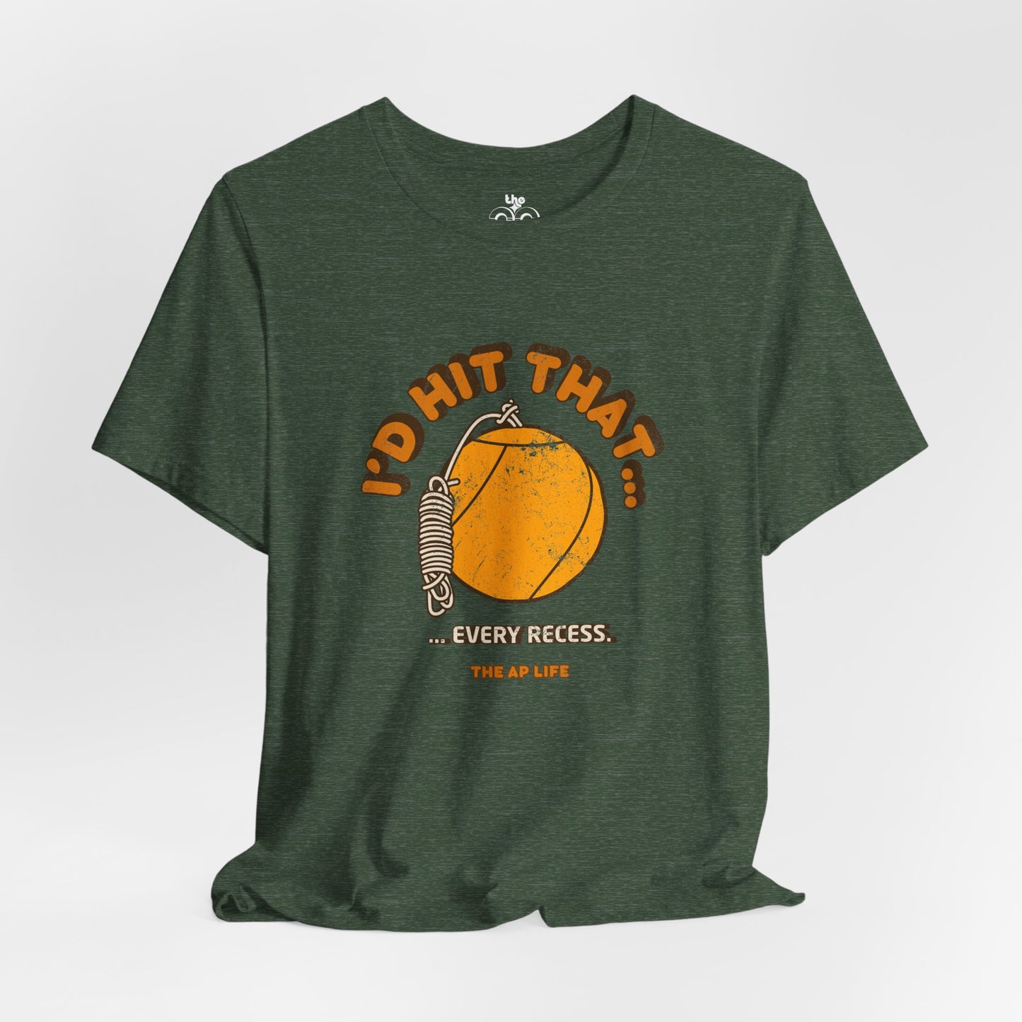I'd Hit That Every Recess - Adult Unisex Jersey Short Sleeve Tee