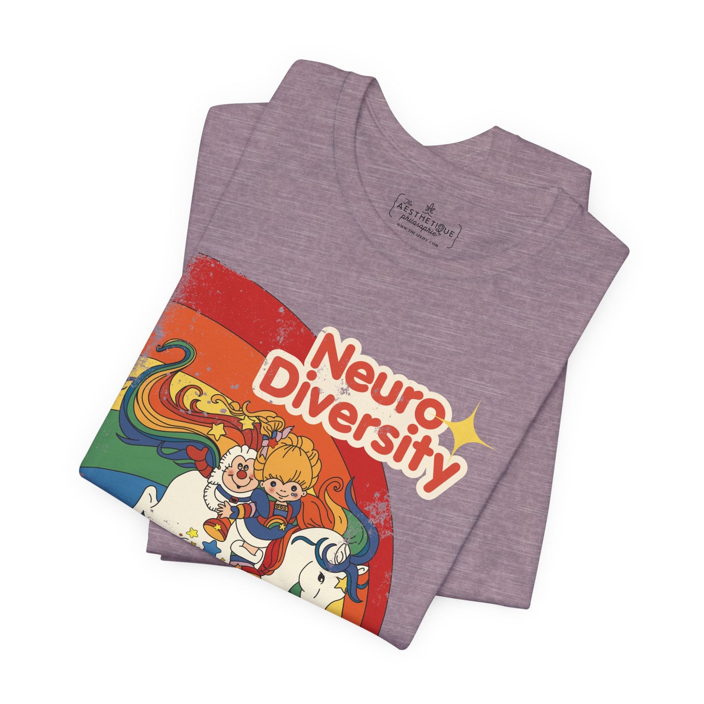 Neurodiversity Spreads Color to the Earth - Adult Unisex Jersey Short Sleeve Tee