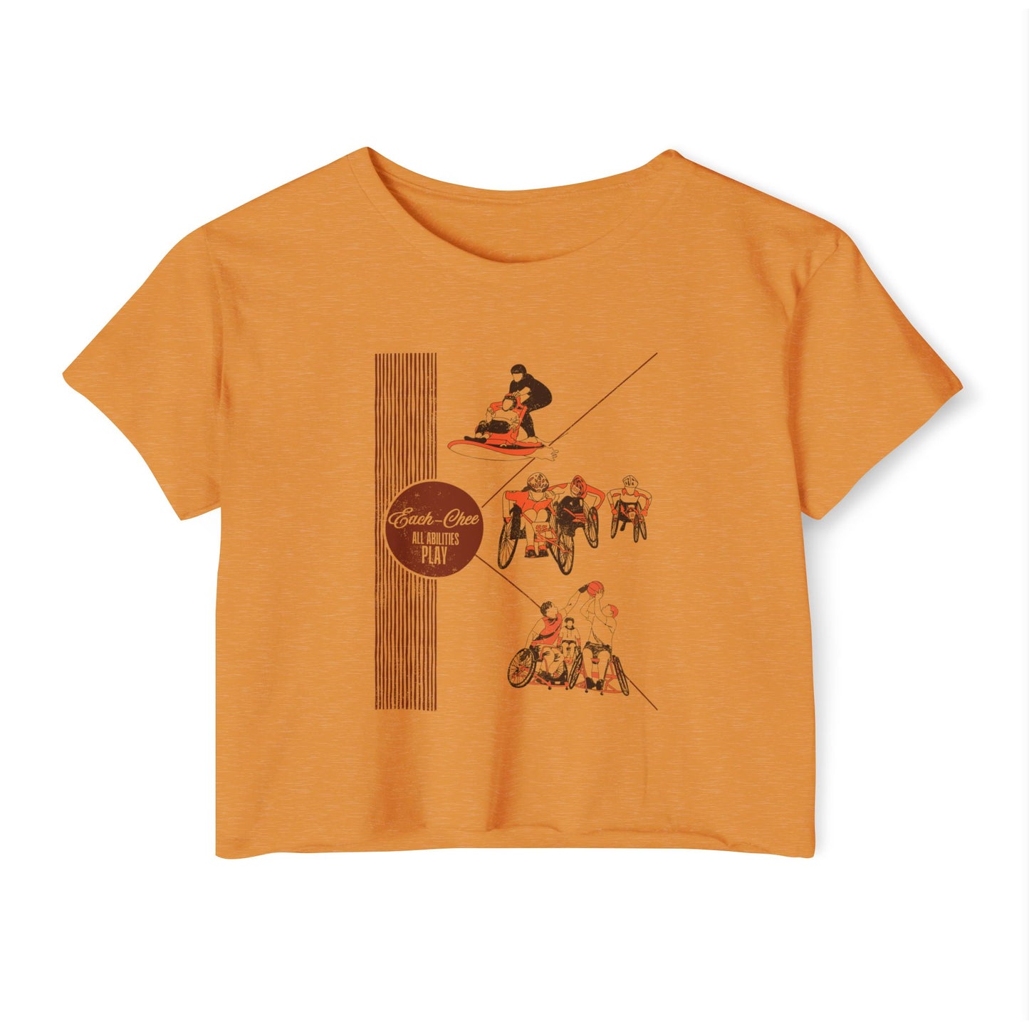 Each-Chee - All Abilities Play - Women's Cropped Tee