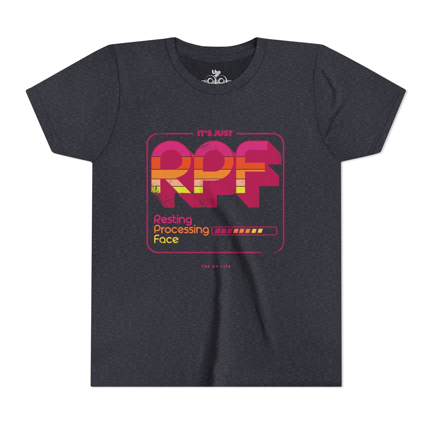 It's Just RPF - Resting Processing Face - Youth Unisex Short Sleeve Tee