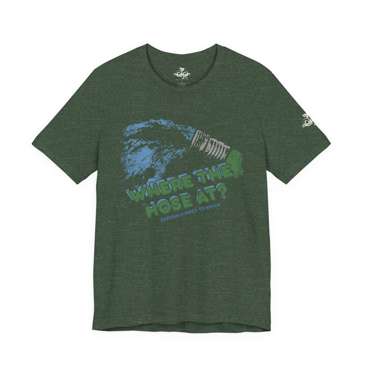 Where the Hose At? Xennials Need to Know - Adult Unisex Jersey Short Sleeve Tee