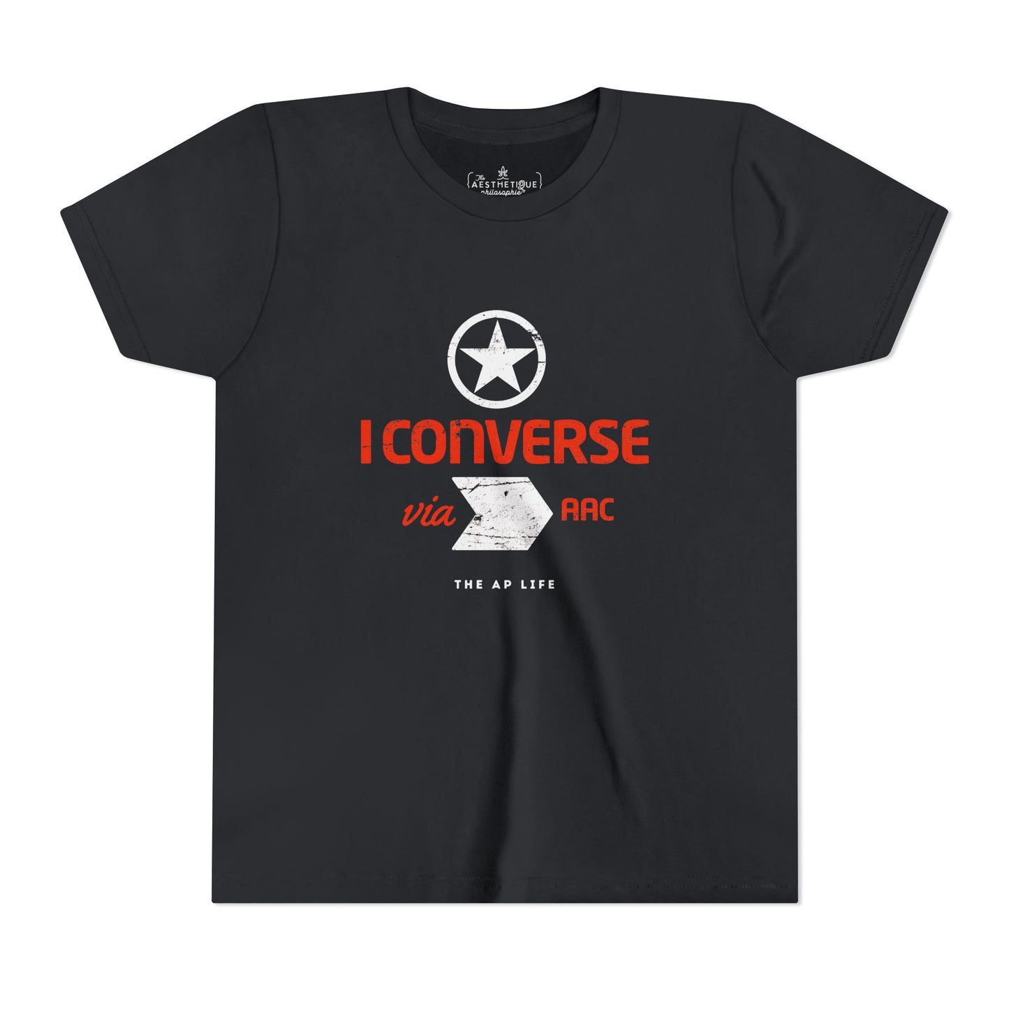 I Converse Via AAC - Youth Unisex Jersey Tee