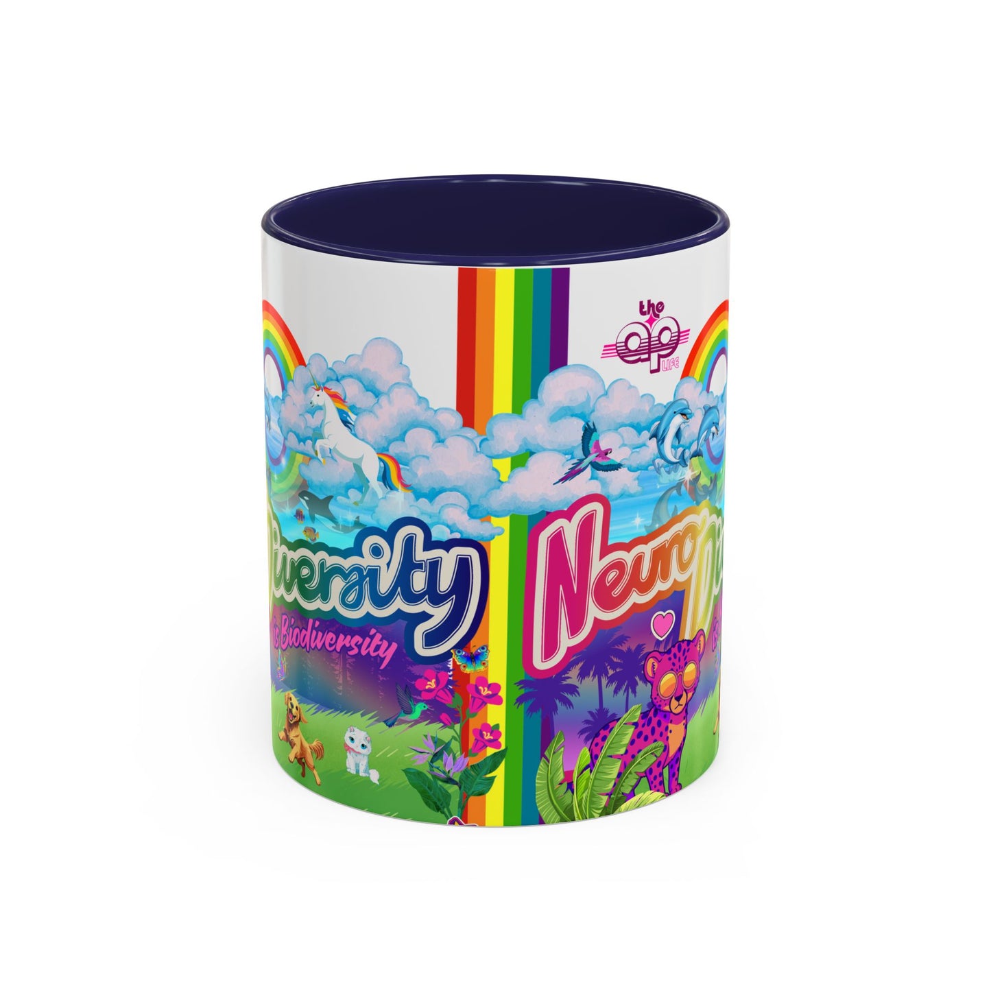 Neurodiversity is Biodiversity - Accent Coffee Mug (11, 15oz)
