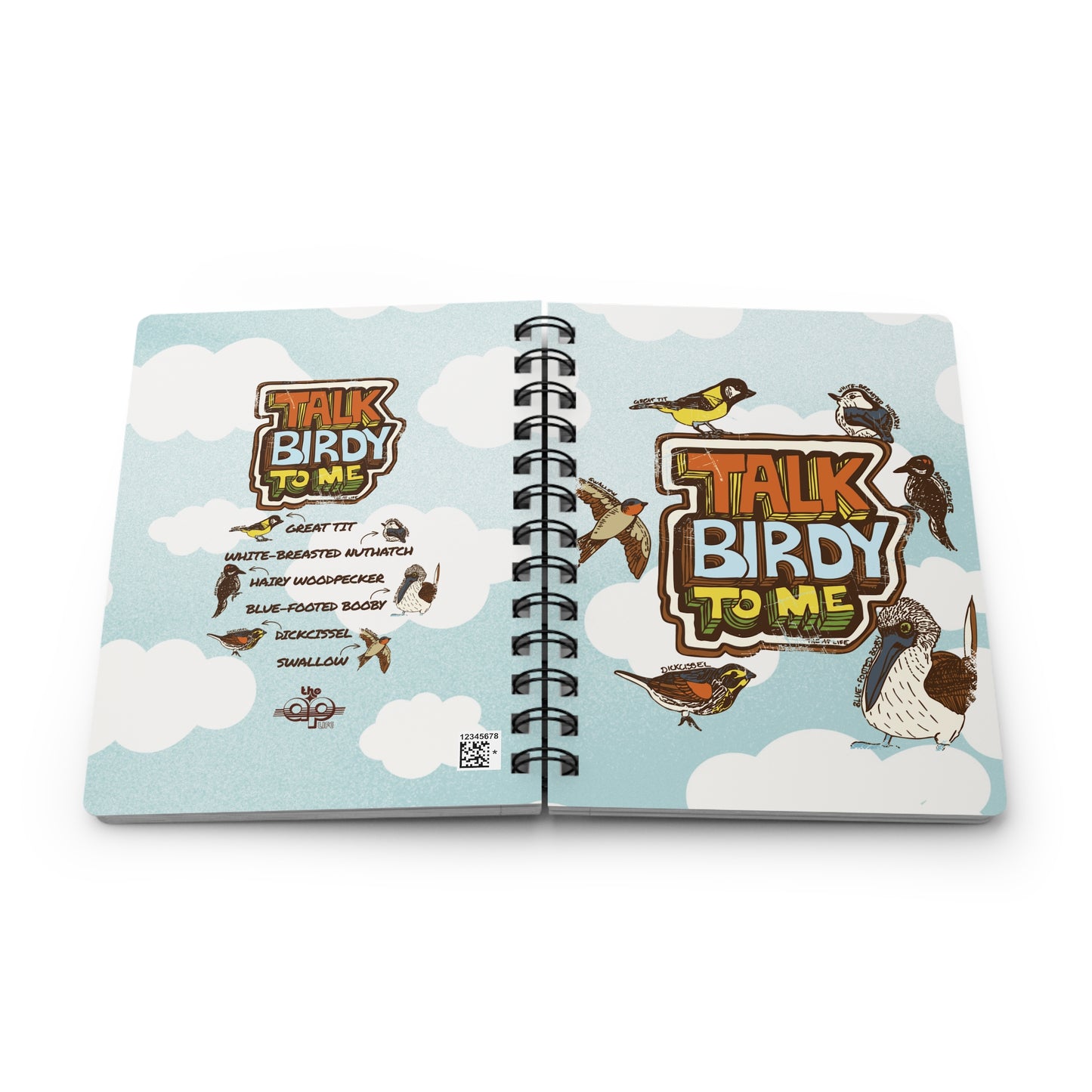 Talk Birdy to Me - Spiral Bound Journal