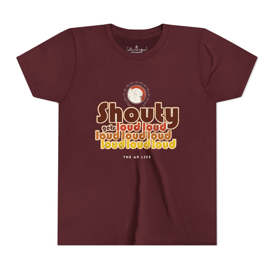 Shouty Gets Loud - Youth Unisex Jersey Tee