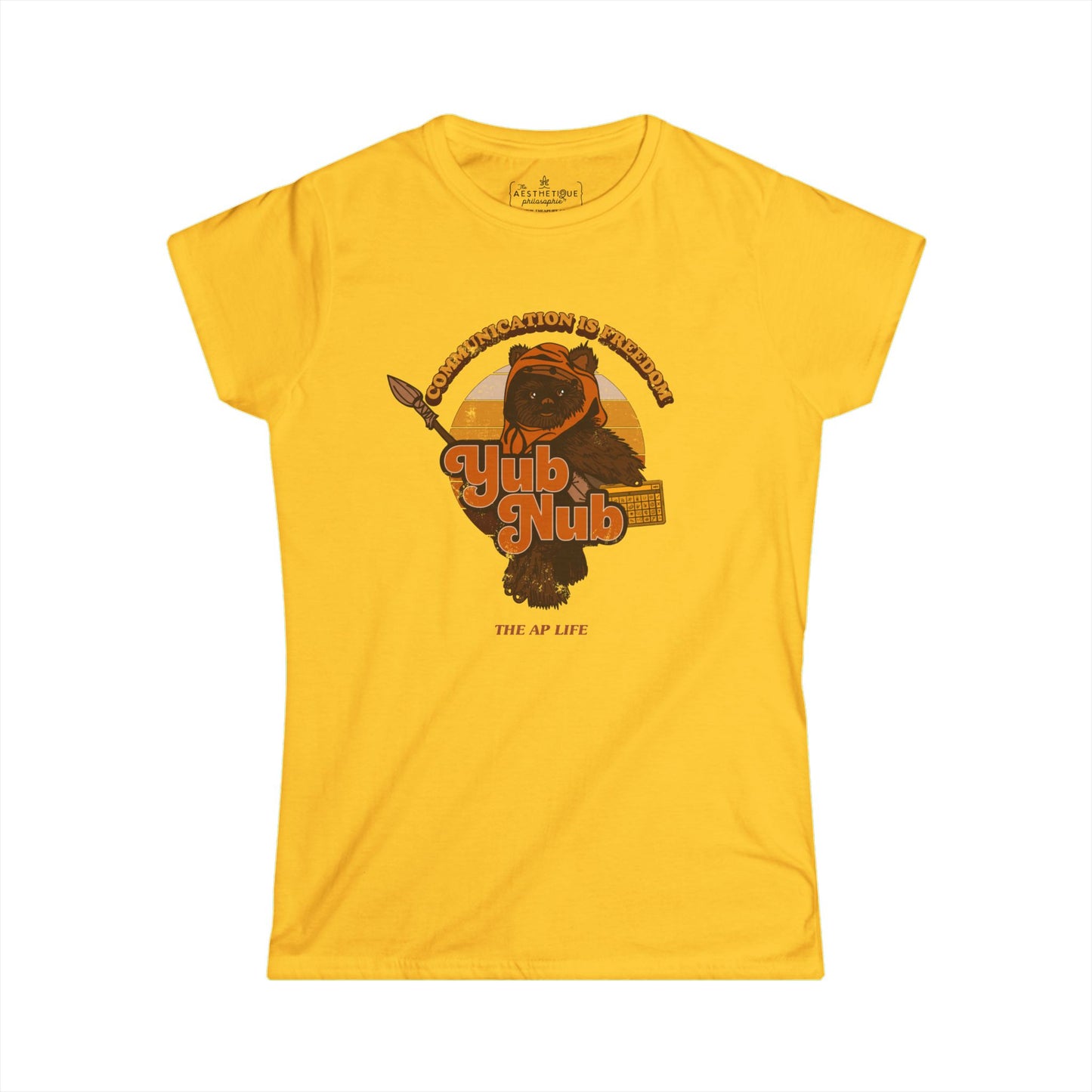 Communication is Freedom - Yub Nub - AAC - Women's Softstyle Tee