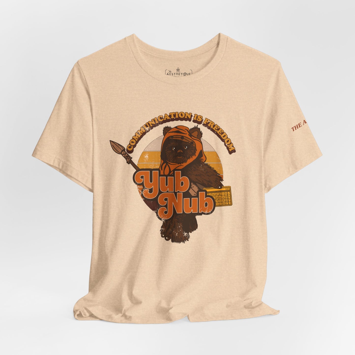 Communication is Freedom - Yub Nub - AAC - Unisex Jersey Short Sleeve Tee