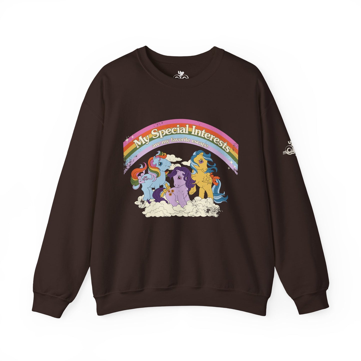 My Special Interests are my Favorite Escape - Adult Unisex Heavy Blend™ Crewneck Sweatshirt