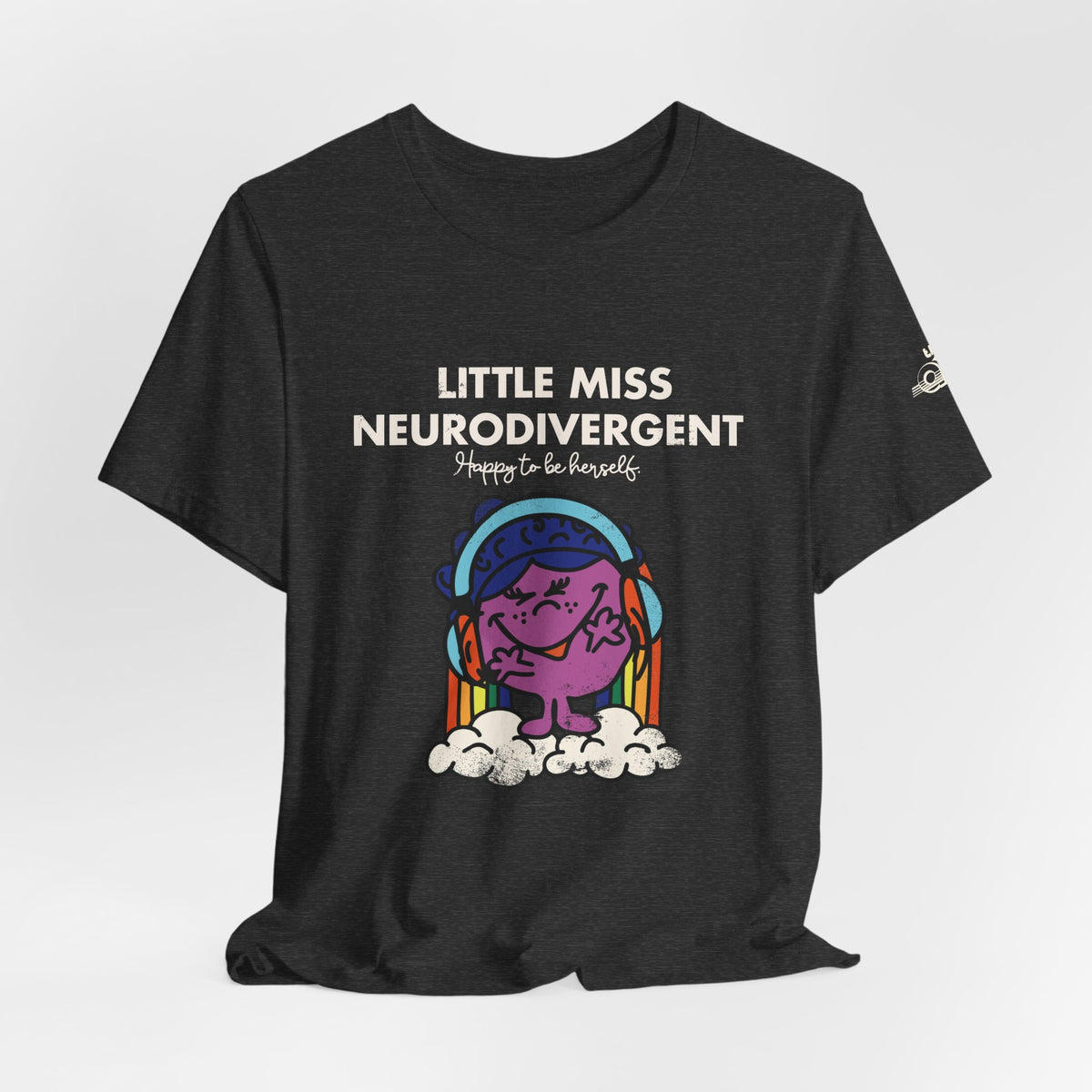 Little Miss Neurodivergent -Adult Unisex Jersey Short Sleeve Tee