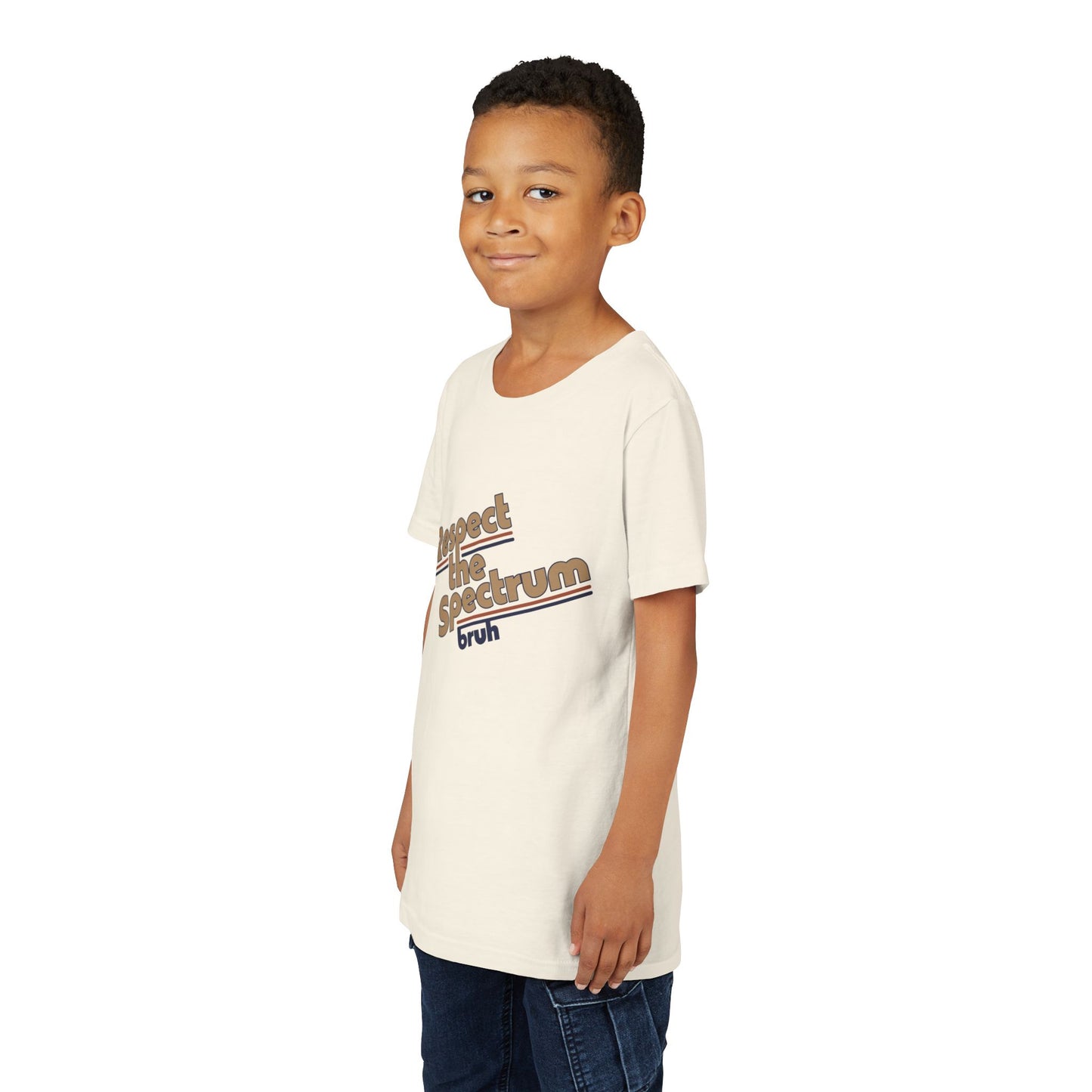 Respect The Spectrum, Bruh - Youth Unisex Short Sleeve Tee