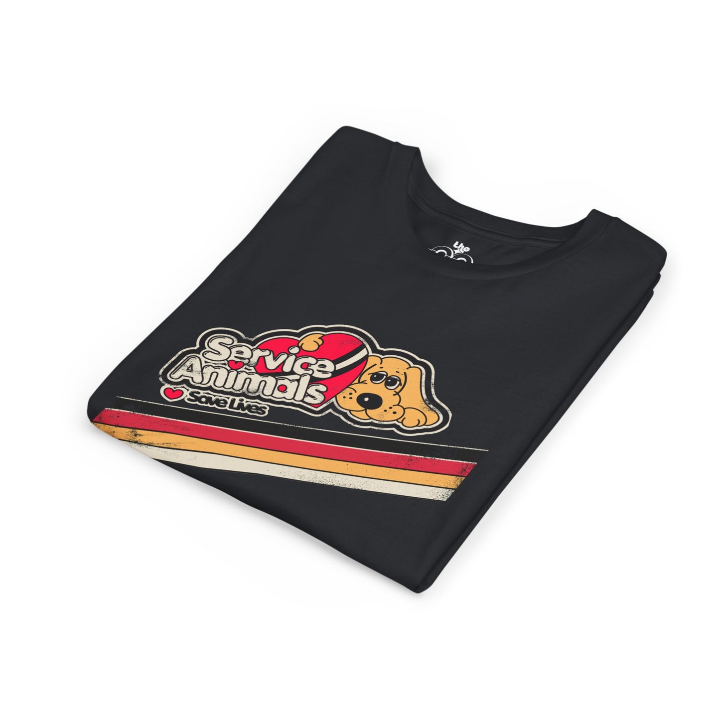 Service Animals Save Lives - Youth Unisex Short Sleeve Tee