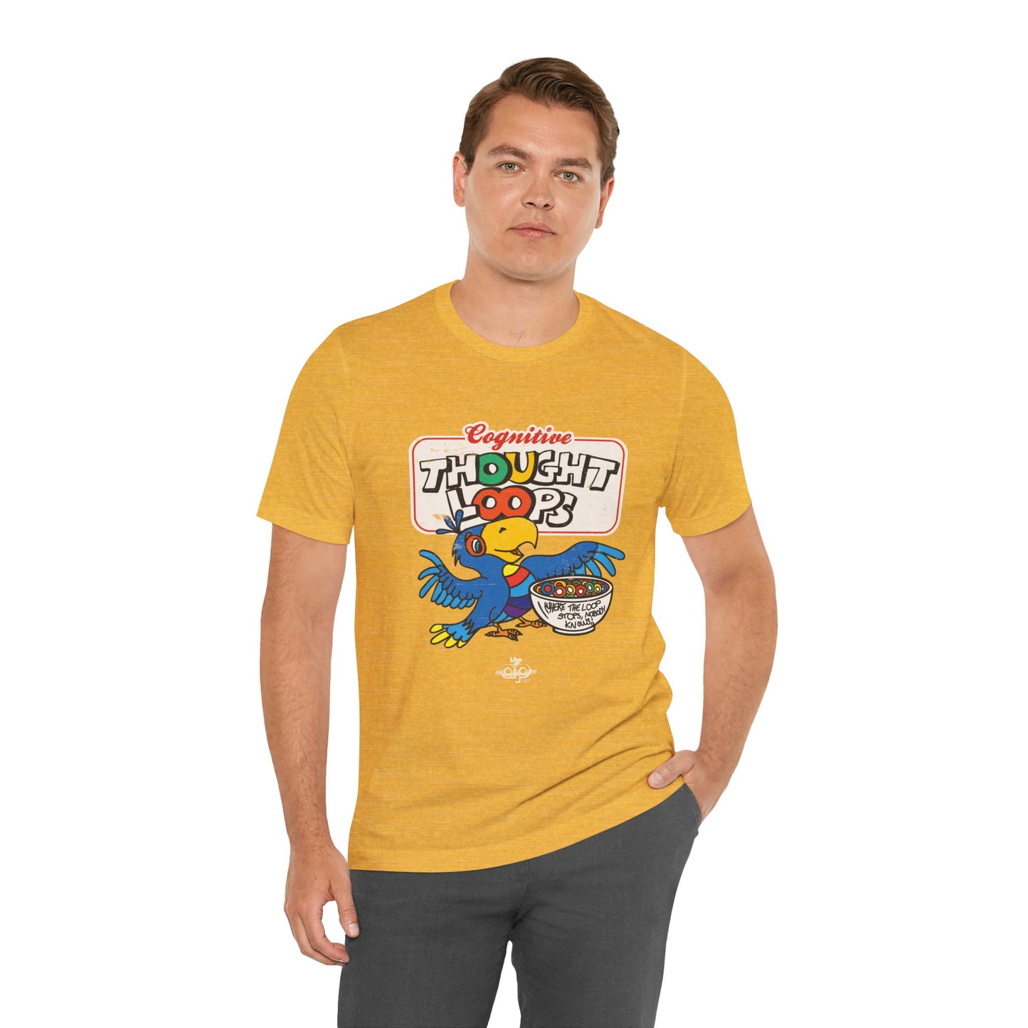 Cognitive Thought Loops - Where the Loop Stops, Nobody Knows - Adult Unisex Jersey Short Sleeve Tee