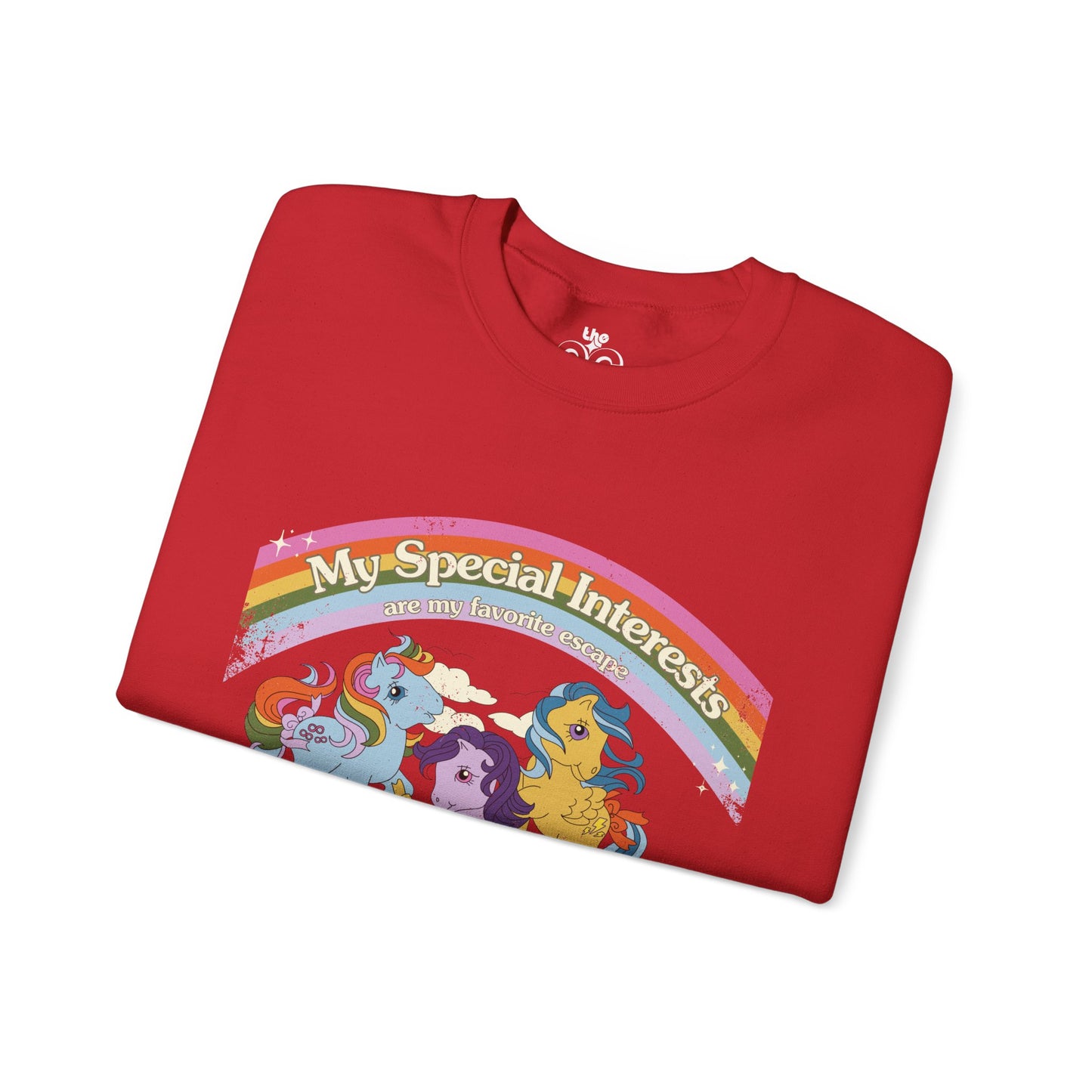 My Special Interests are my Favorite Escape - Adult Unisex Heavy Blend™ Crewneck Sweatshirt