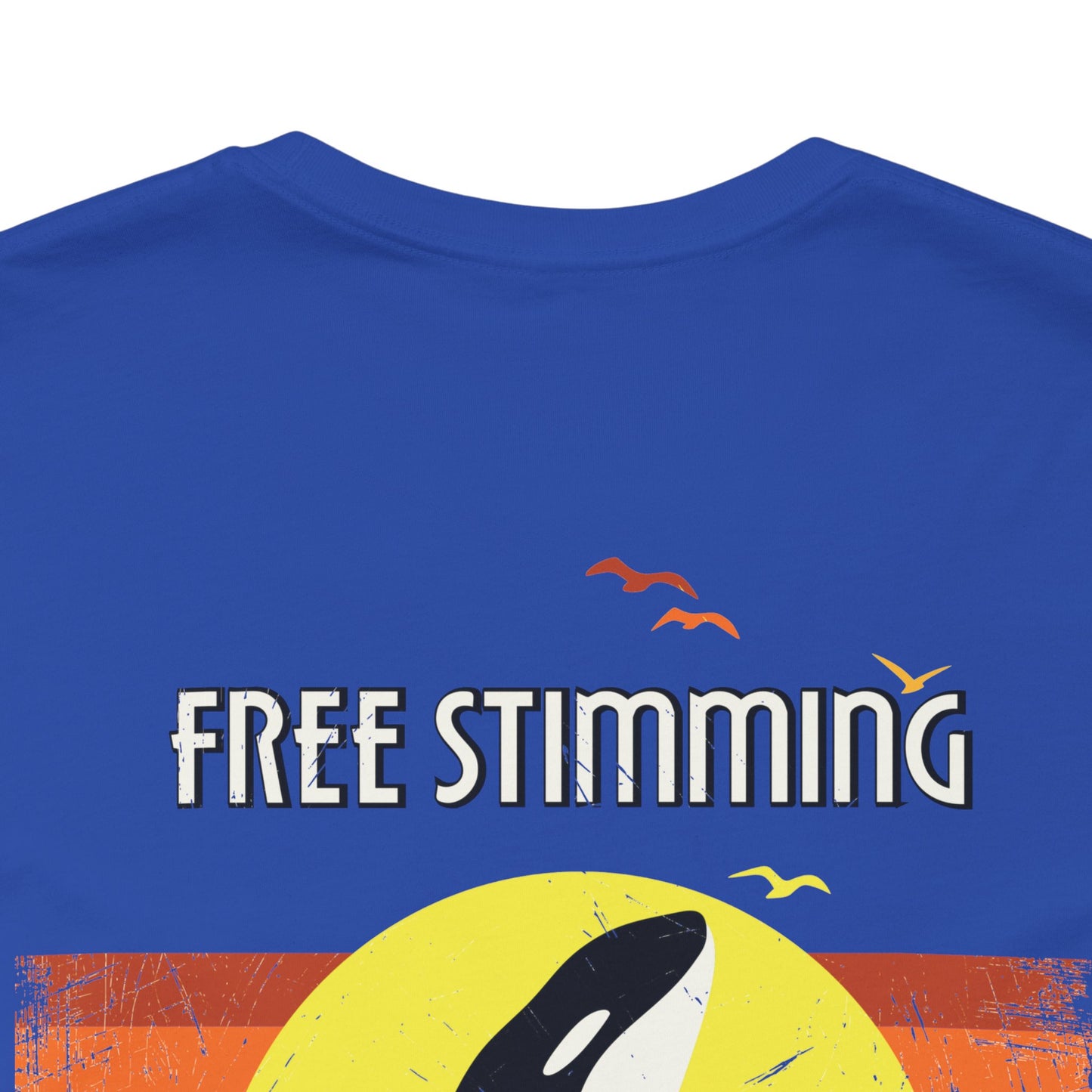Free Stimming - Orca - Adult Unisex Jersey Short Sleeve Tee