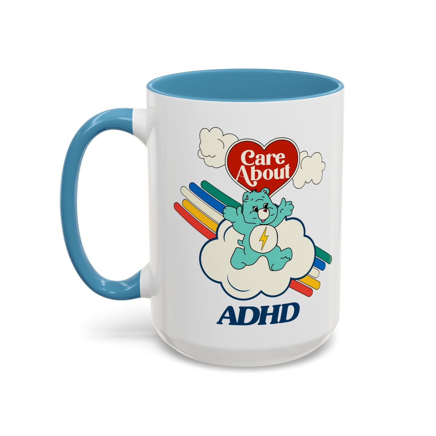 Care About ADHD - Disability Rights Accent Coffee Mug (11, 15oz)