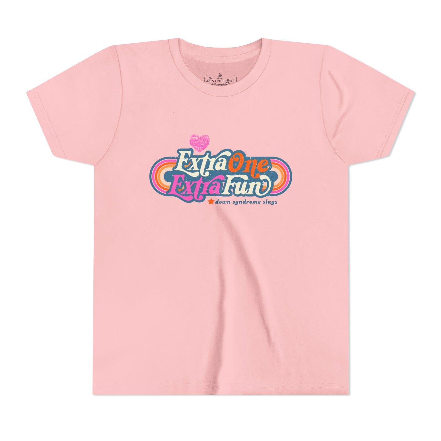 Extra One, Extra Fun DS Awareness - Youth Short Sleeve Tee