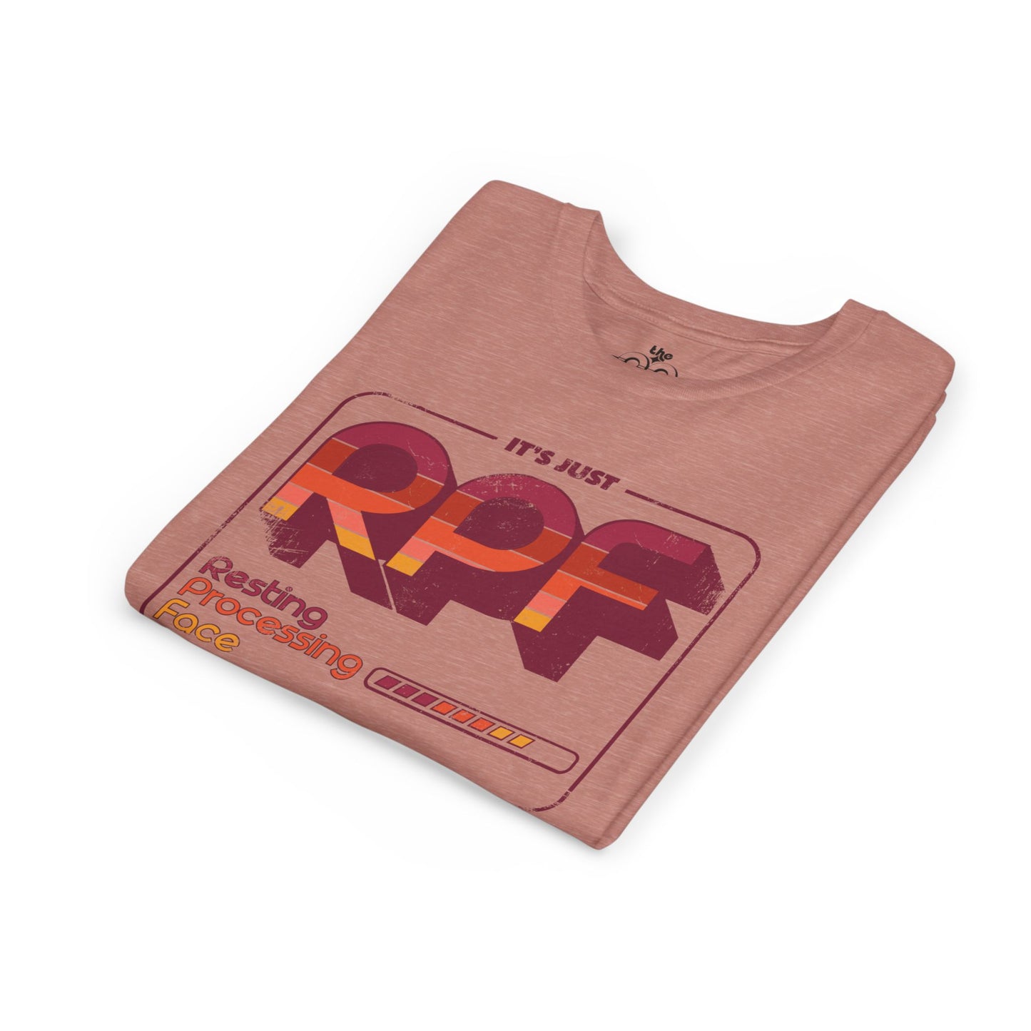 It's Just RPF - Resting Processing Face - Youth Unisex Short Sleeve Tee