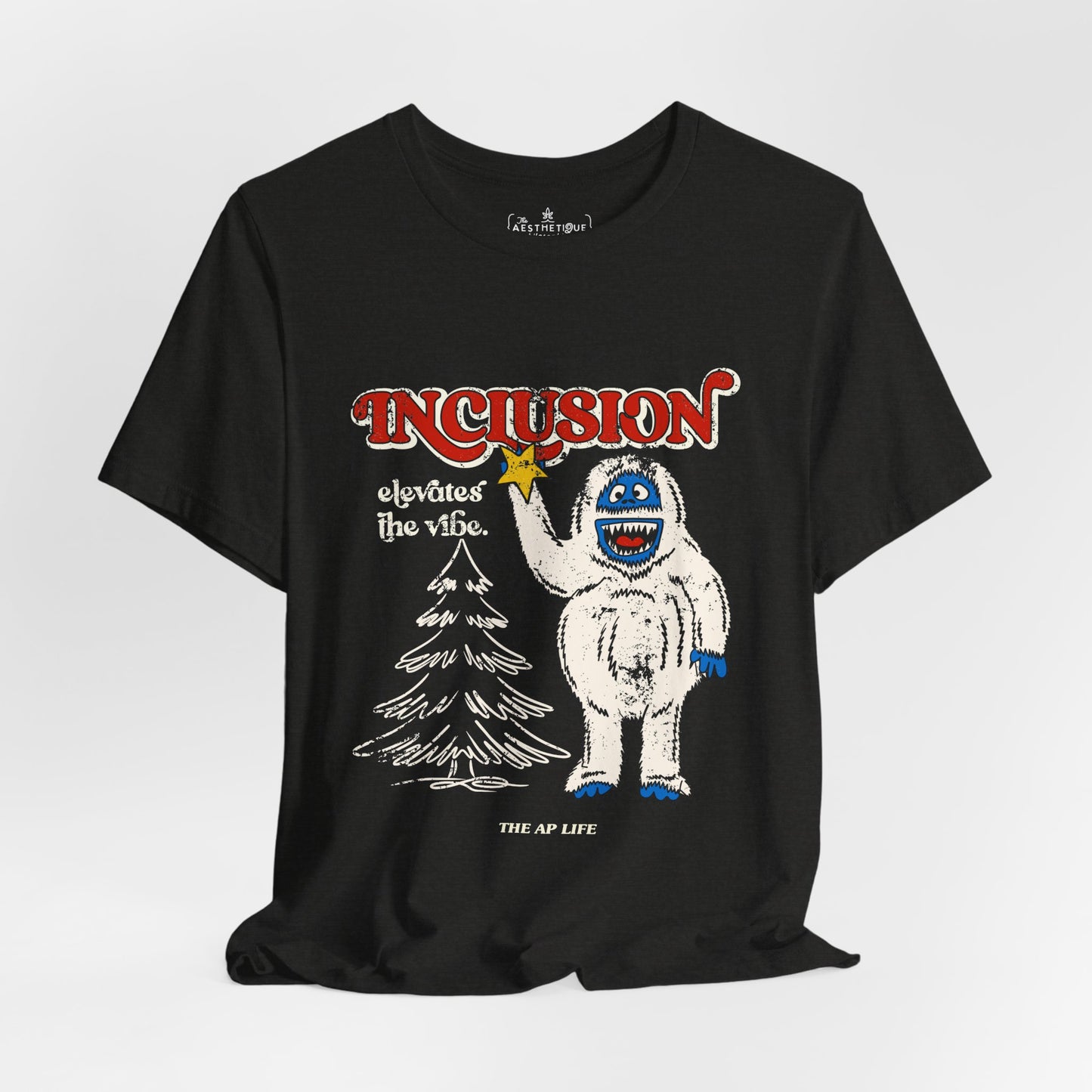 Inclusions Elevates the Vibe - Bumble - Adult Unisex Jersey Tee (Ships Internationally)
