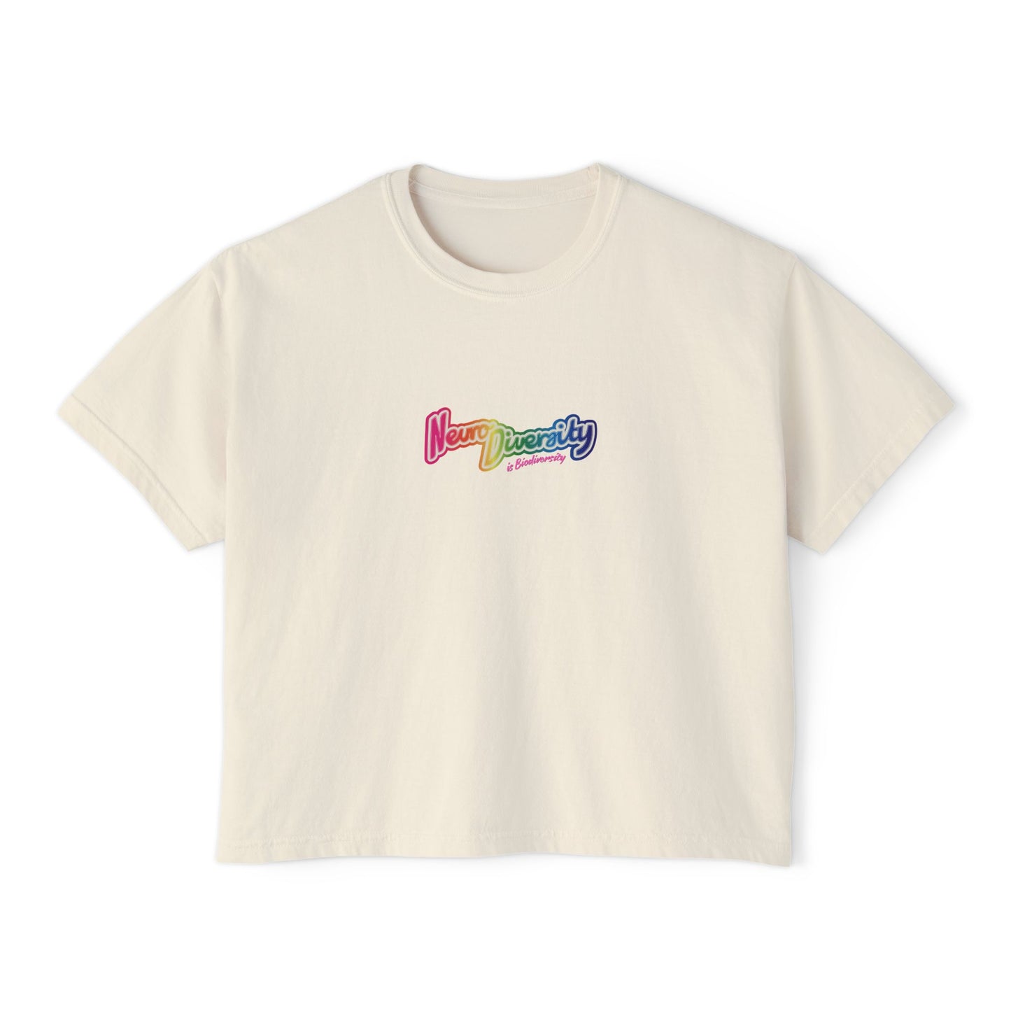 Neurodiversity is Biodiversity - Women's Boxy Tee
