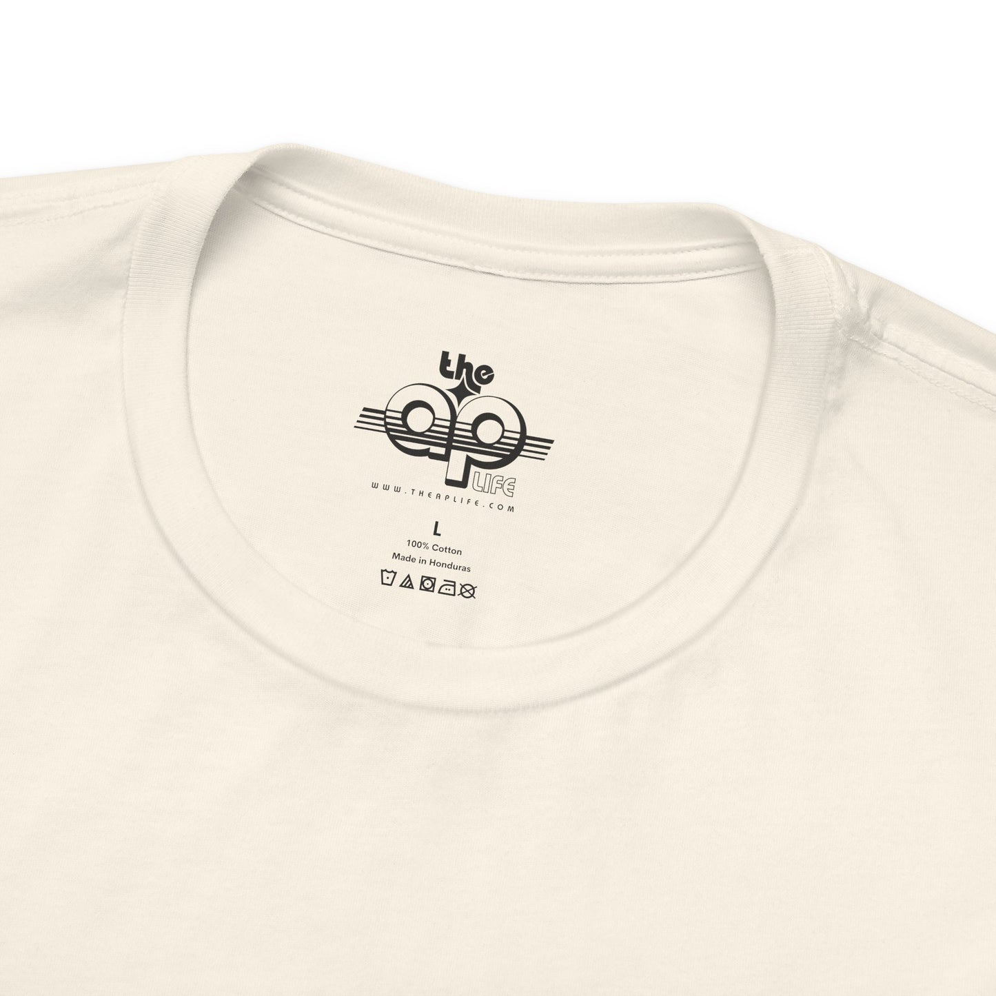 Not A Hugger - Adult Unisex Jersey Short Sleeve Tee - Tuned Out Supply + The AP Life Collab