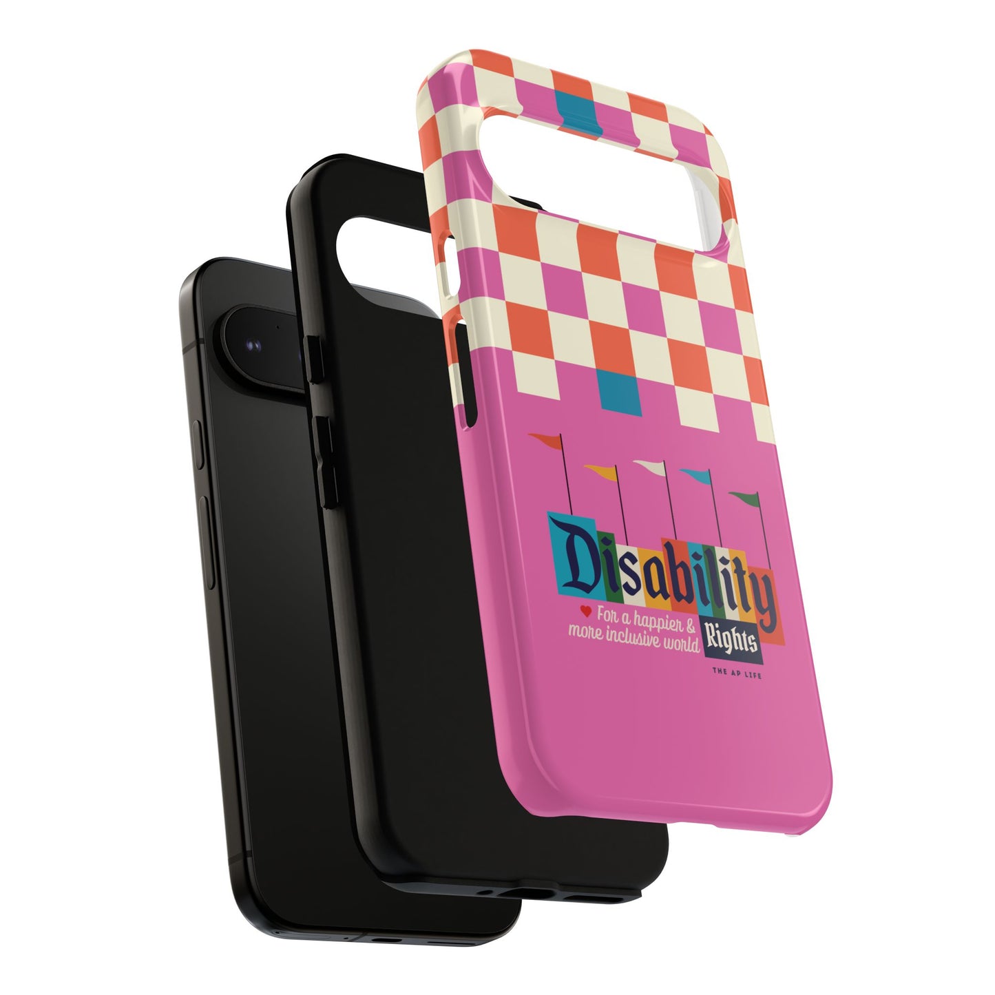 Disability Rights for a Happier & More Inclusive World - Android Phone Case for Google Pixel & Samsung Phones