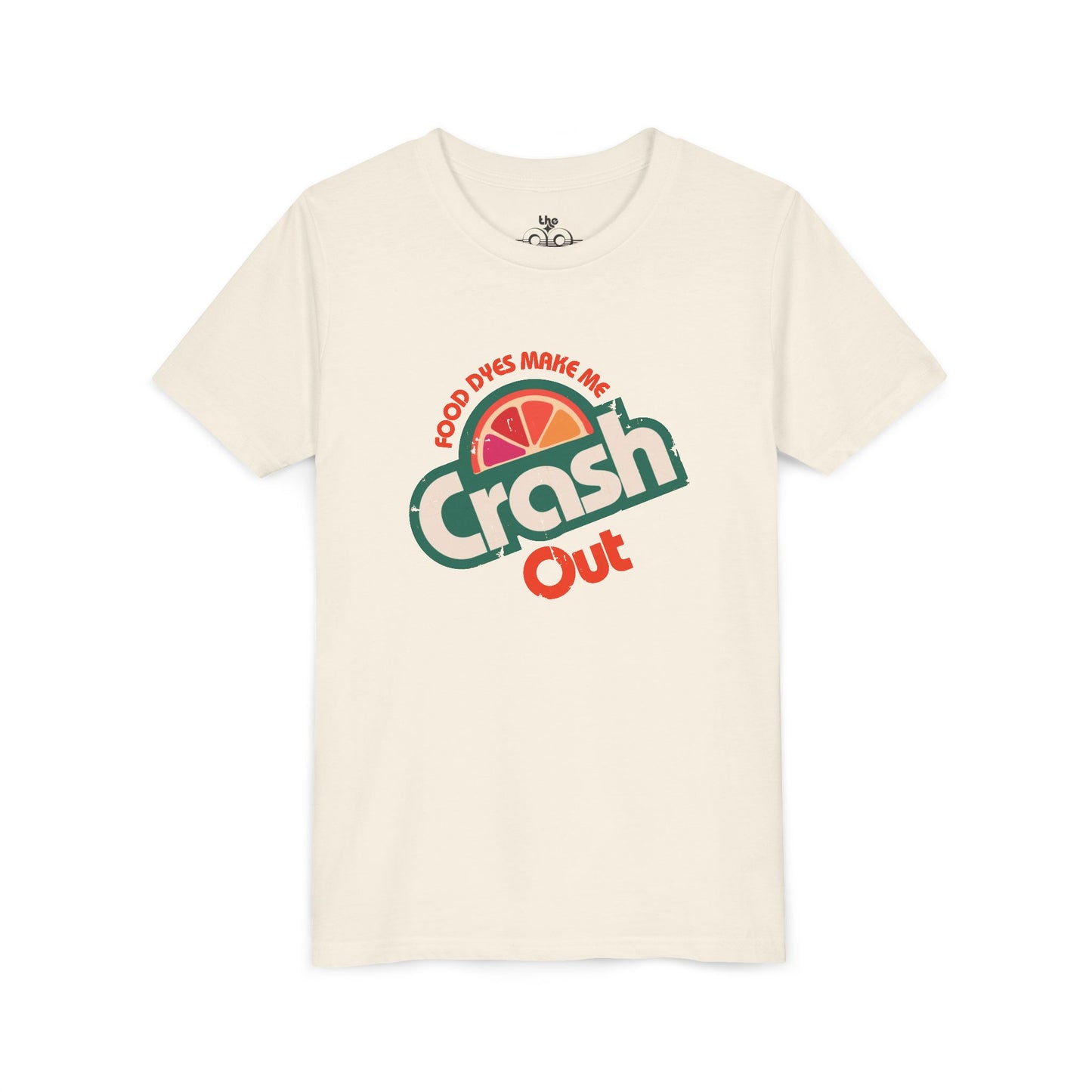 Food Dyes Make Me Crash Out - Unisex Youth Short Sleeve Tee