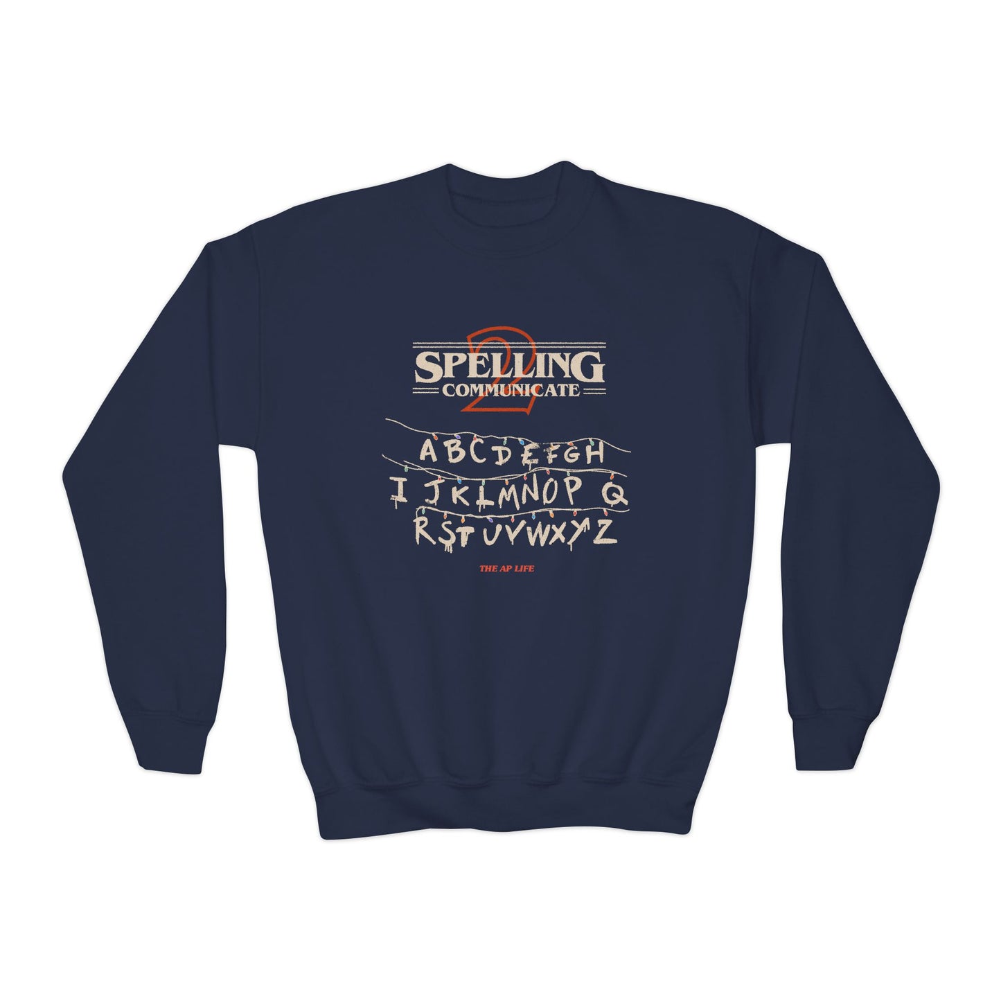 Spelling to Communicate - S2C - Youth Unisex Crewneck Sweatshirt