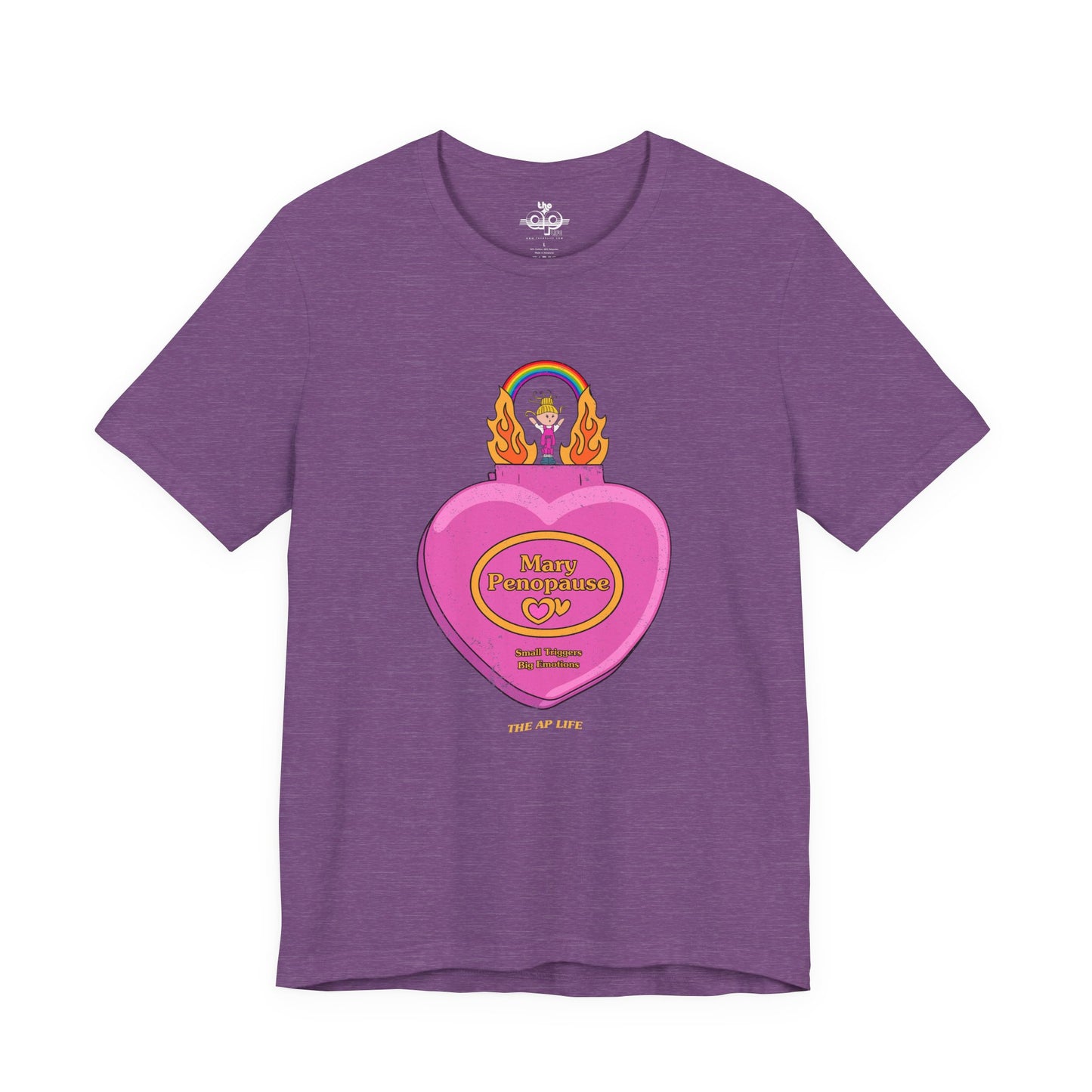 Mary Penopause - Small Triggers, Big Emotions - Adult Unisex Jersey Short Sleeve Tee