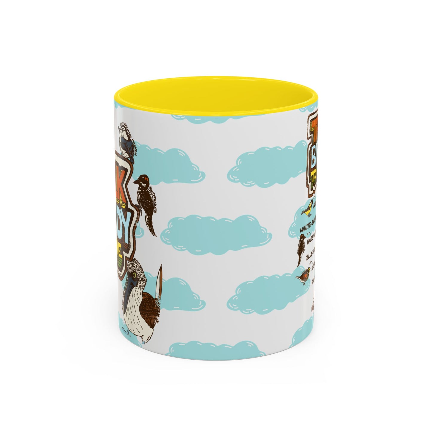 Talk Birdy to Me - Accent Coffee Mug (11, 15oz)