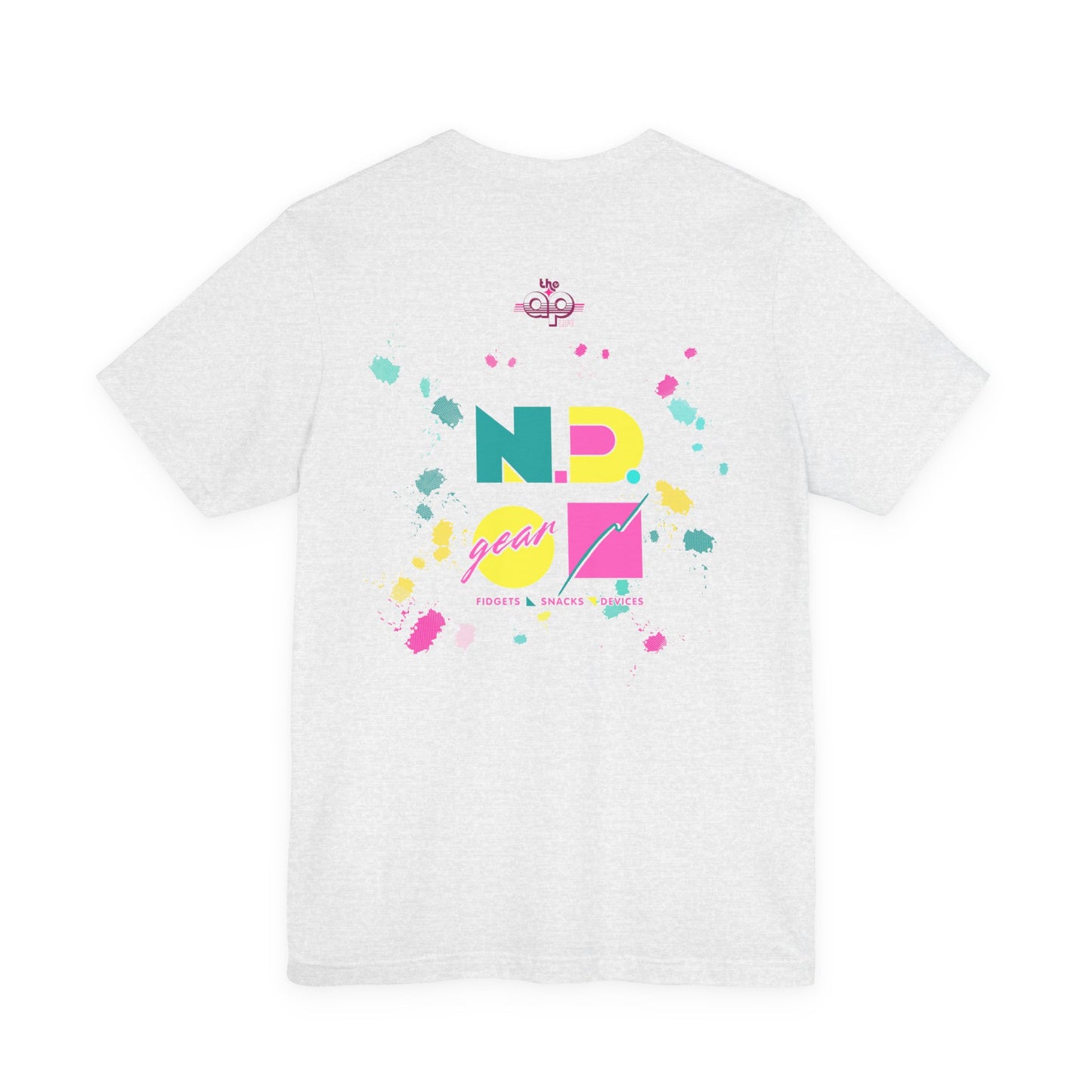 N.D. Gear - Fidgets, Snacks, Devices - Adult Unisex Jersey Short Sleeve Tee