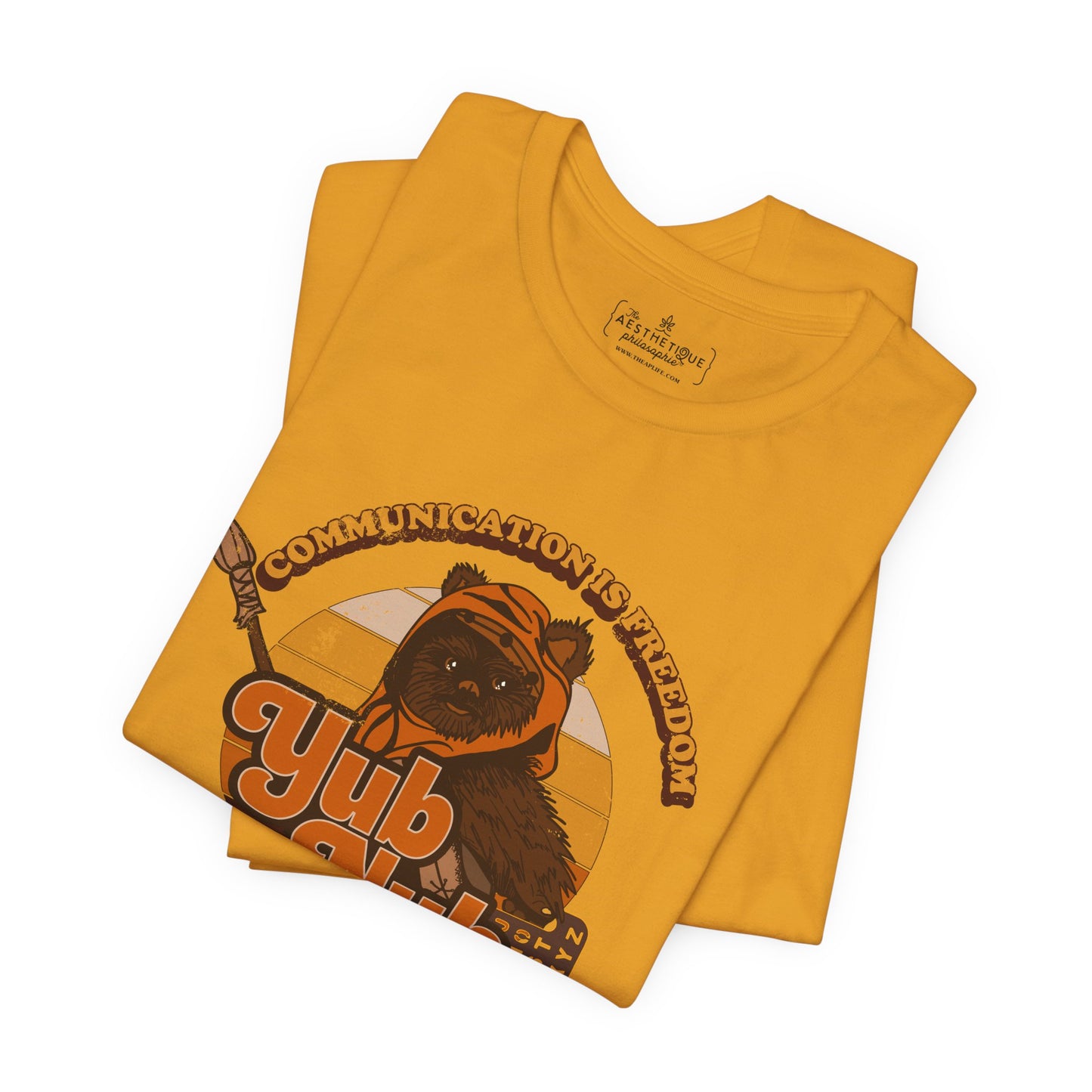 Communication is Freedom - Yub Nub - Adult Unisex Jersey Short Sleeve Tee (Ships Internationally)