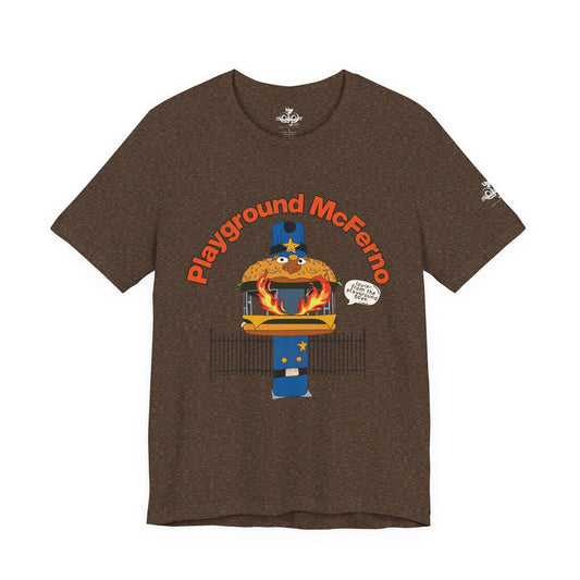 Playground McFerno - Lovin' From the Playground Oven - Adult Unisex Jersey Short Sleeve Tee