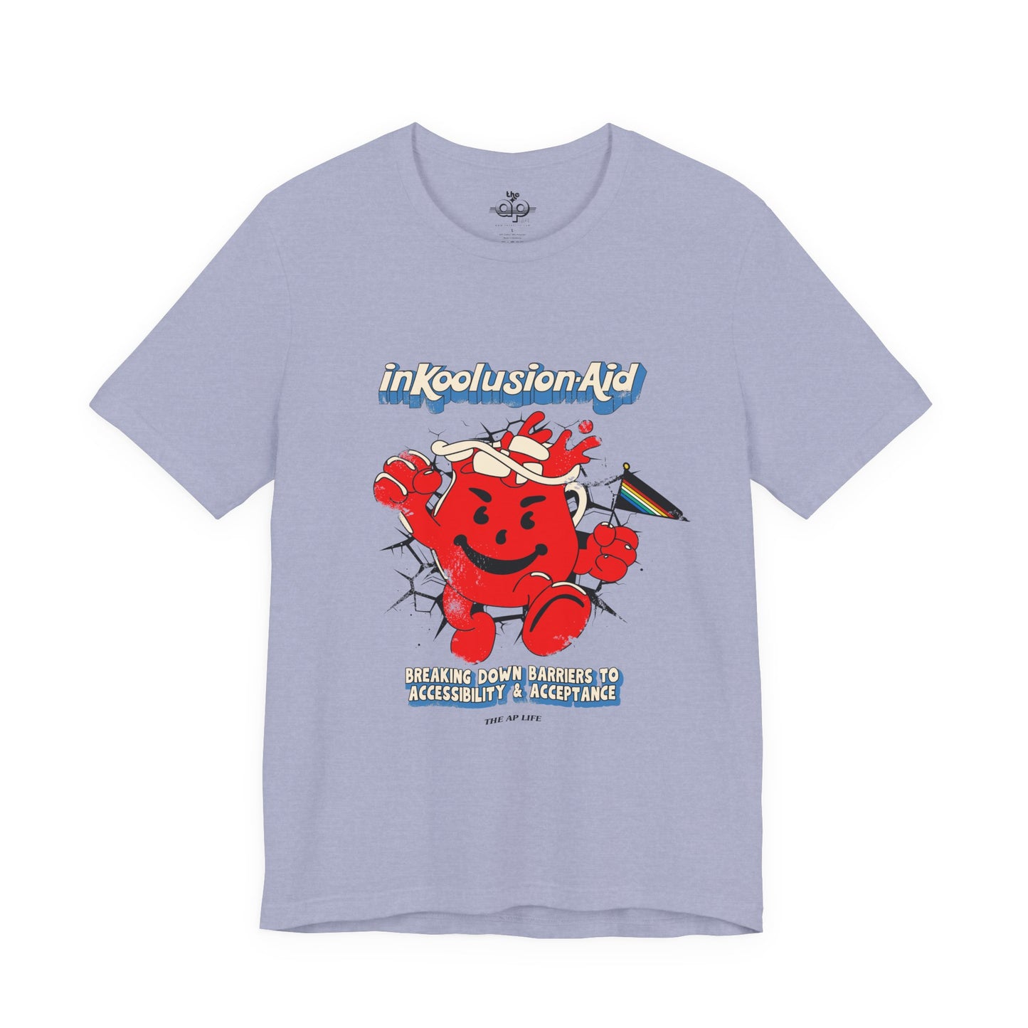 InKoolusion Aid - Breaking Down Barriers to Accessibility & Acceptance - Disability Rights - Adult Unisex Jersey Short Sleeve Tee