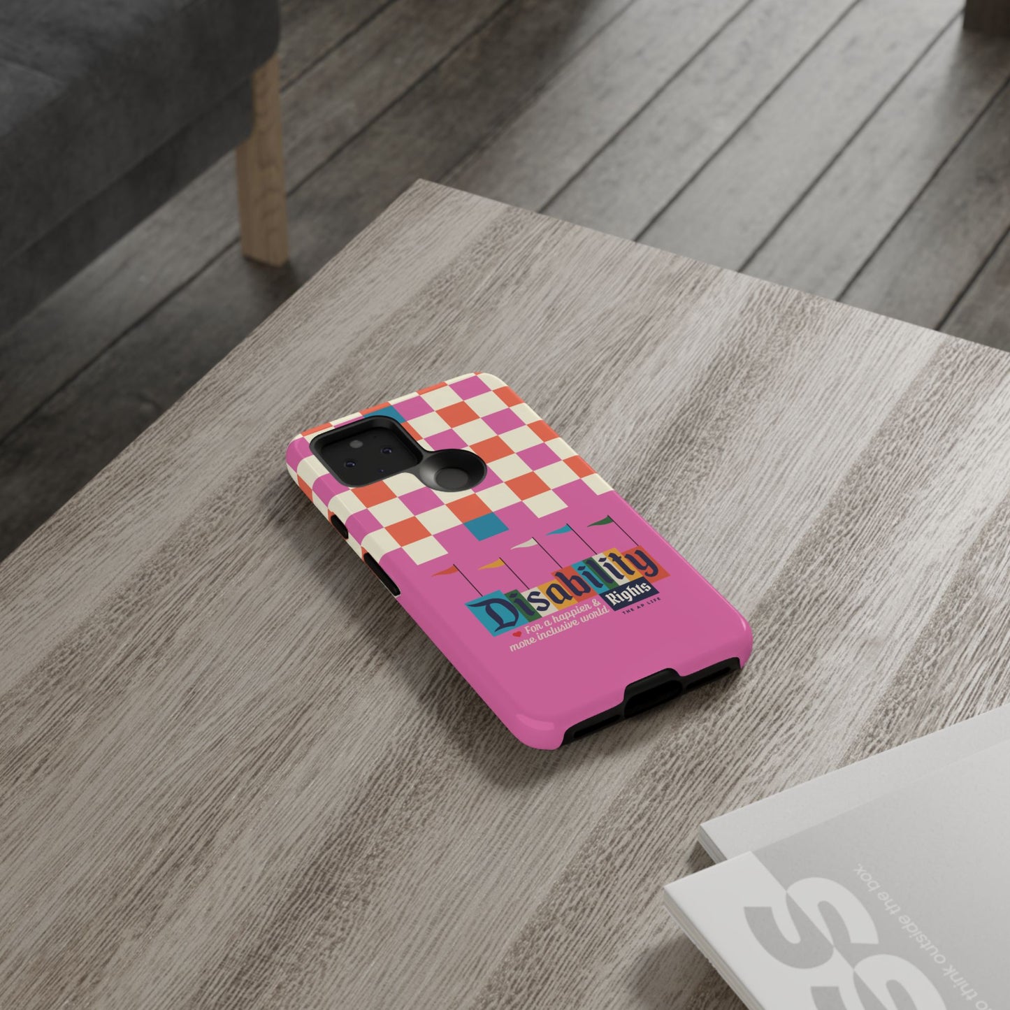 Disability Rights for a Happier & More Inclusive World - Android Phone Case for Google Pixel & Samsung Phones