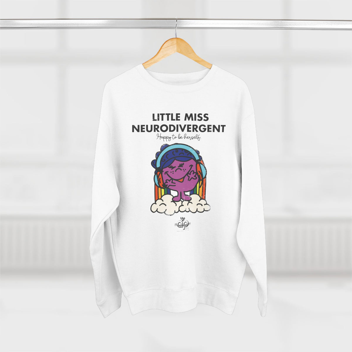 Little Miss Neurodivergent - Adult Unisex Crewneck Sweatshirt