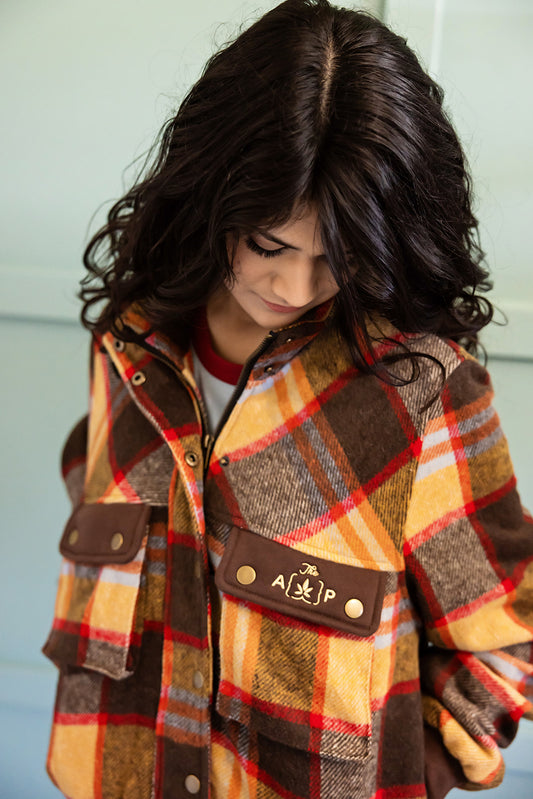 Women's Plaid Flannel Jacket