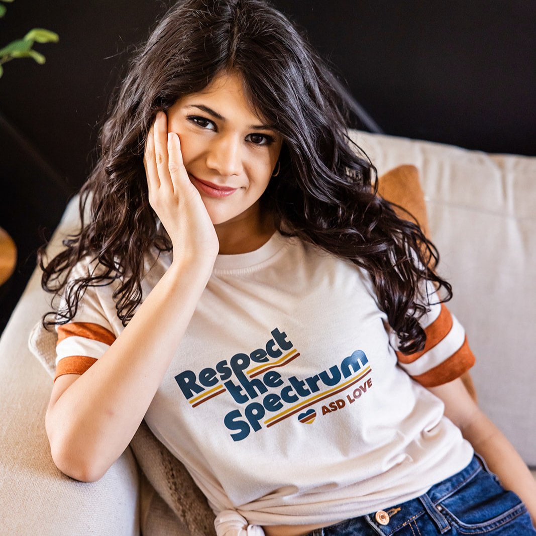 Women's Retro Vibe Advocacy Tee - Respect The Spectrum