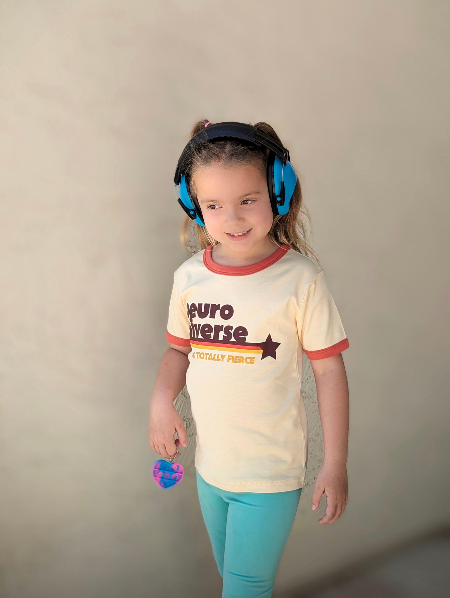 Neuro Diverse & Totally Fierce Kids Ringer Tee