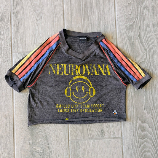Neurovana - Women's Cropped VTG Tee S - Repurposed Rebels