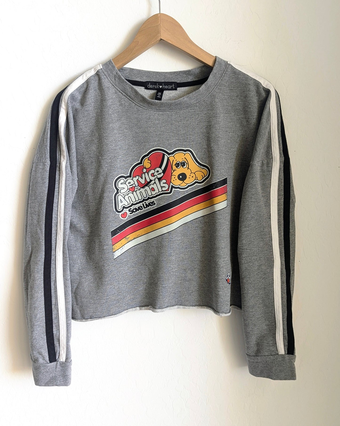 Service Animals Save Lives - Women's Sweatshirt (M) - Repurposed Rebels
