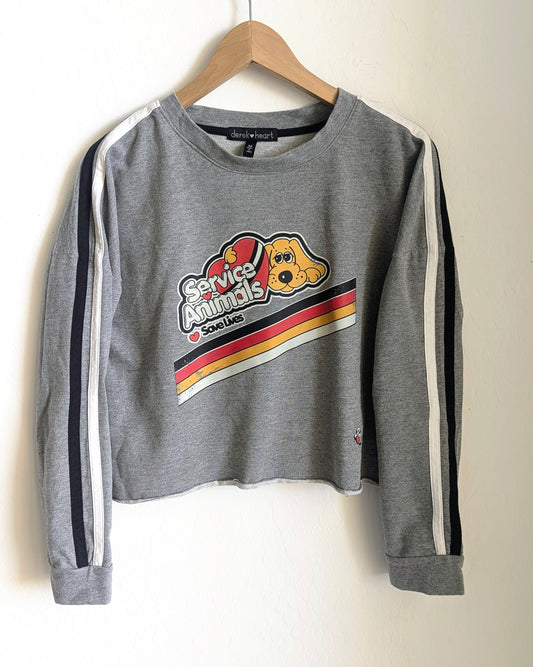 Service Animals Save Lives - Women's Sweatshirt (M) - Repurposed Rebels