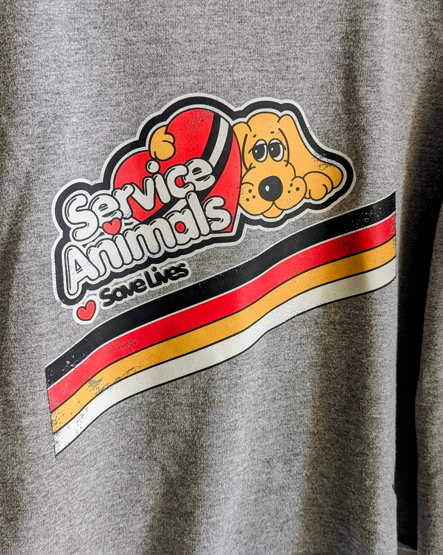 Service Animals Save Lives - Women's Sweatshirt (M) - Repurposed Rebels