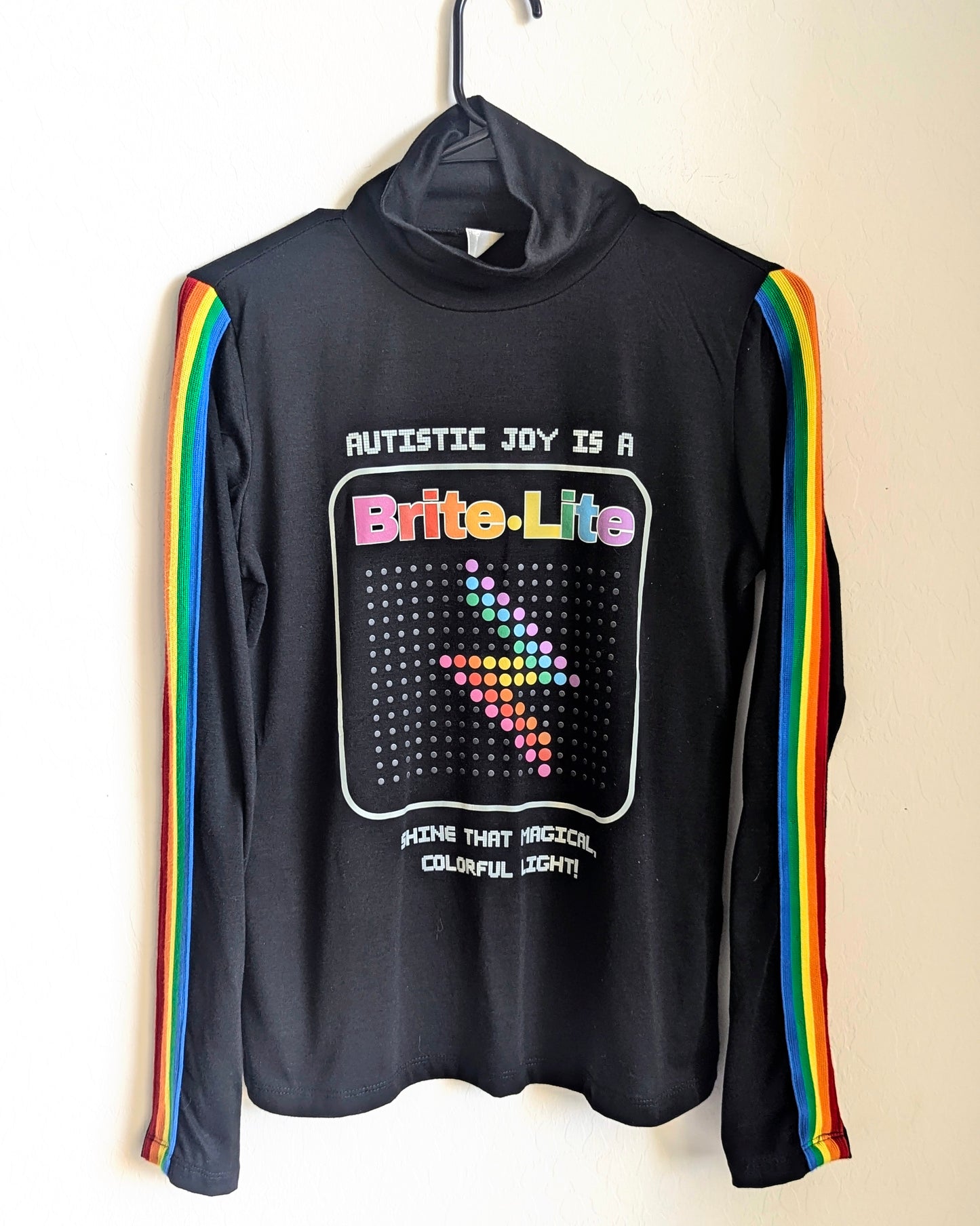 Autism is a Brite Lite - Women's Turtleneck (M) - Repurposed Rebels