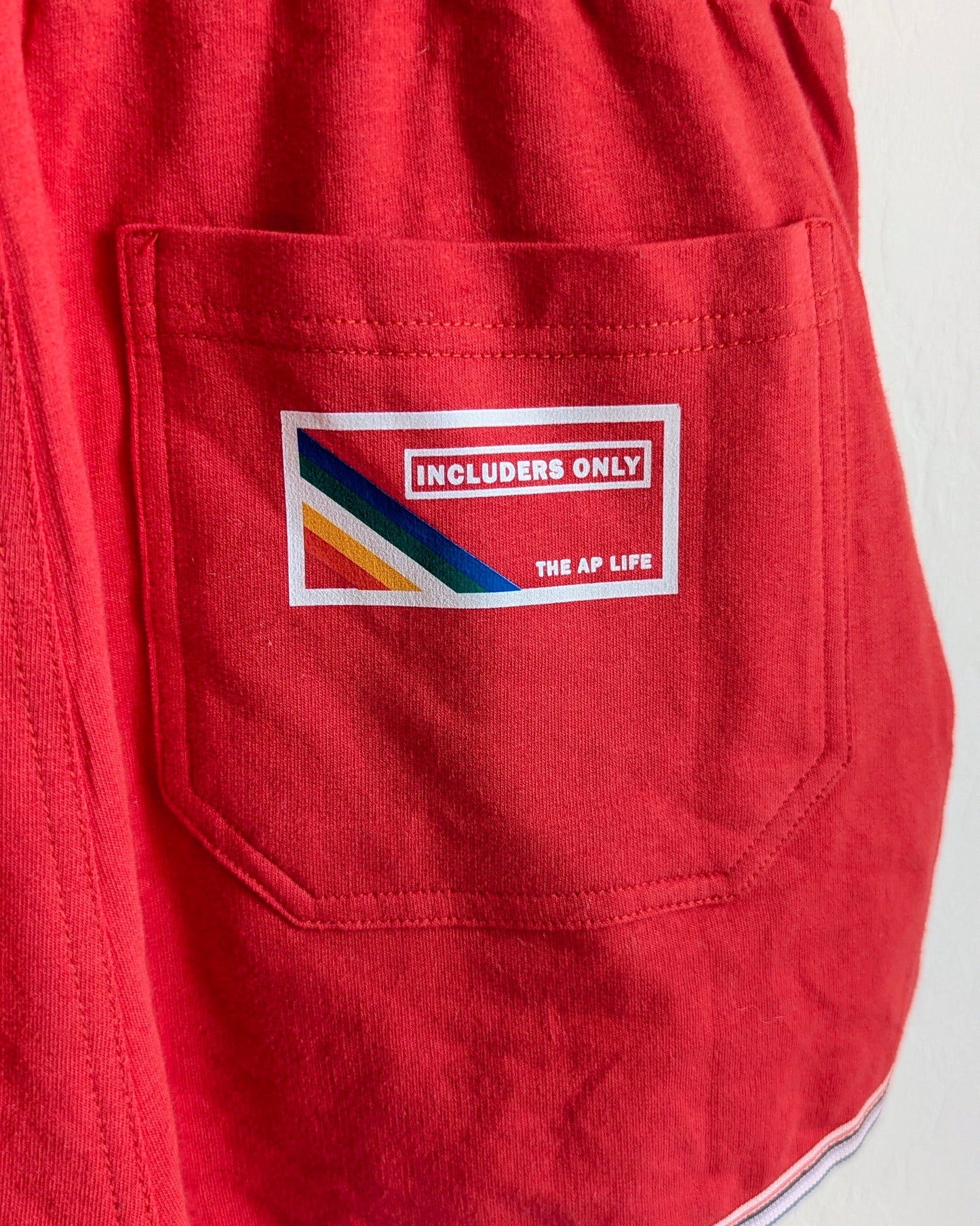 Includers Only - Women's Red Romper (S) - Repurposed Rebels