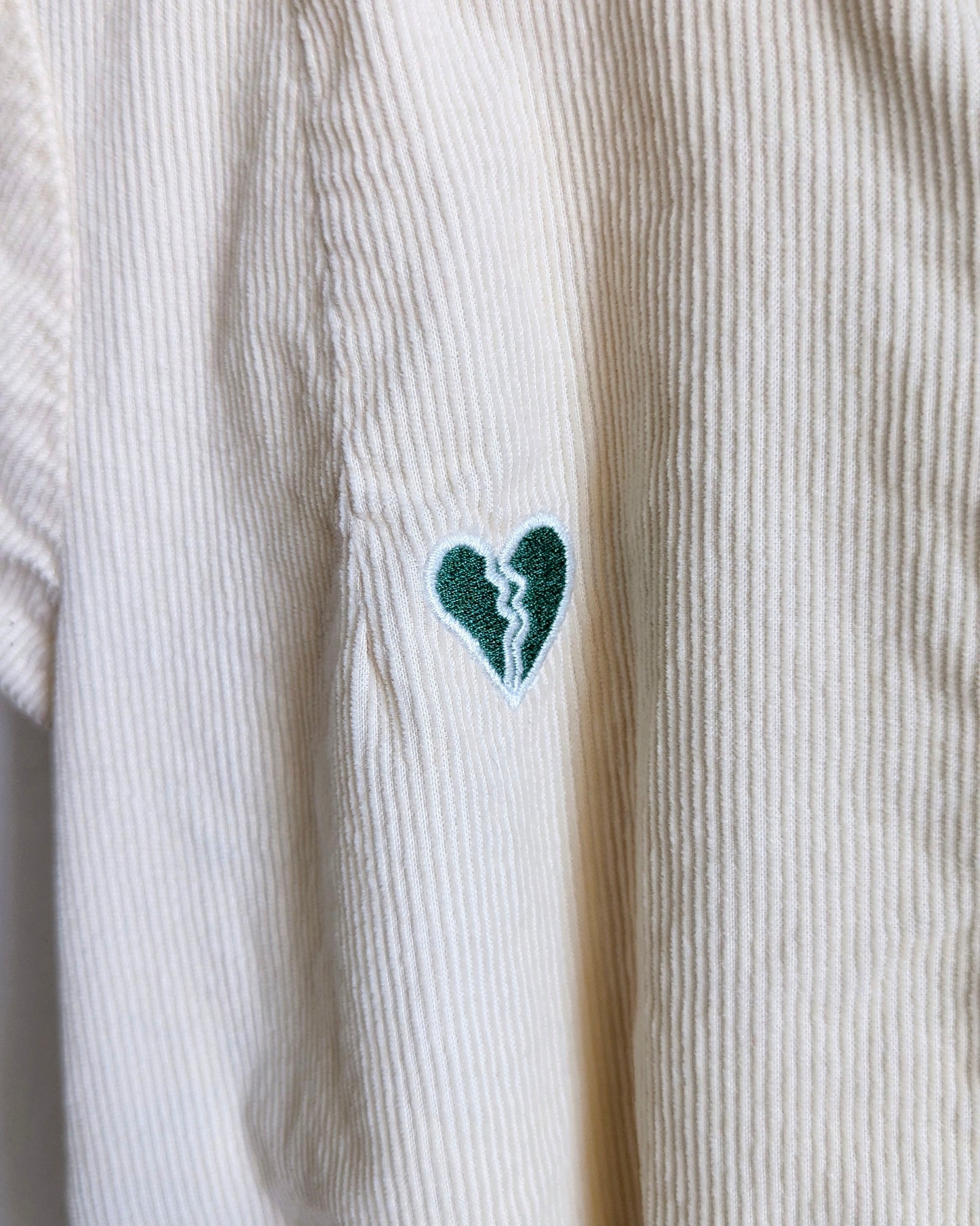 Feral Millennial Advocates - Women's Corduroy Romper XS/S - Repurposed Rebels