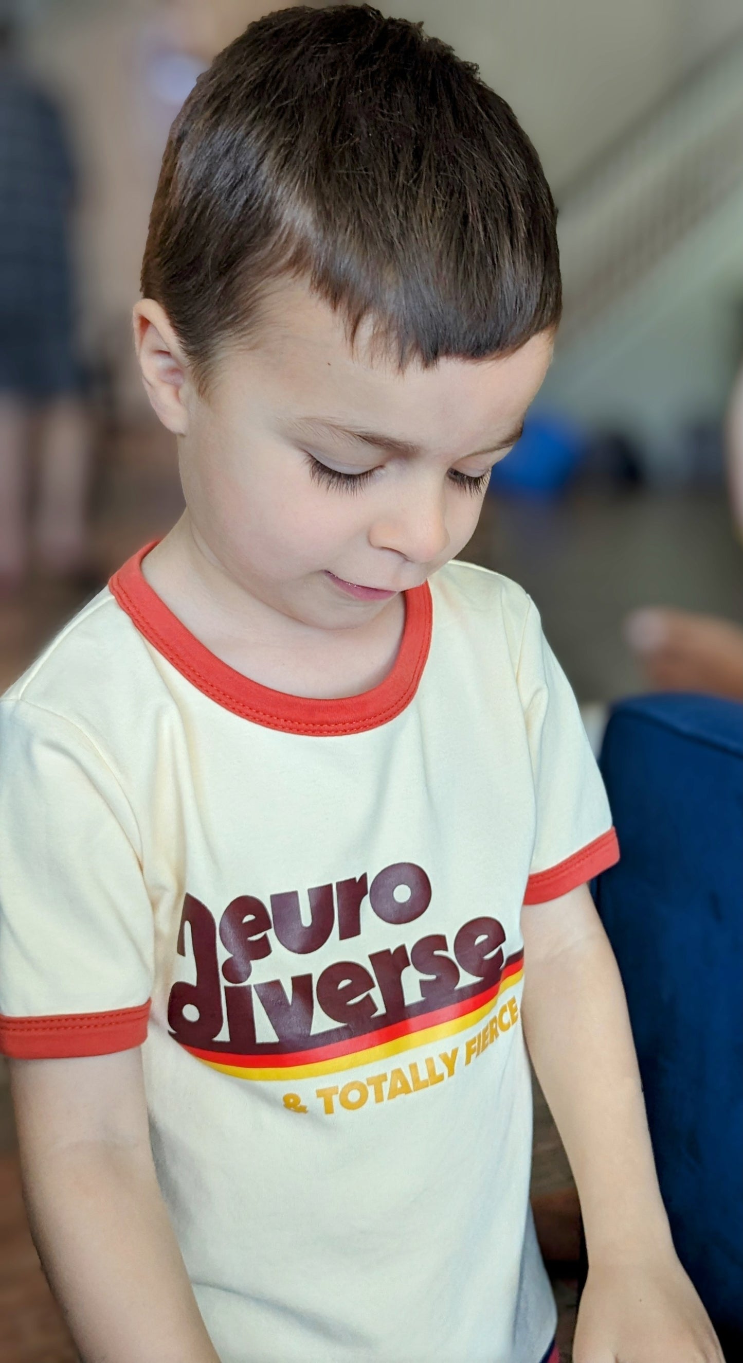 Neuro Diverse & Totally Fierce Kids Ringer Tee