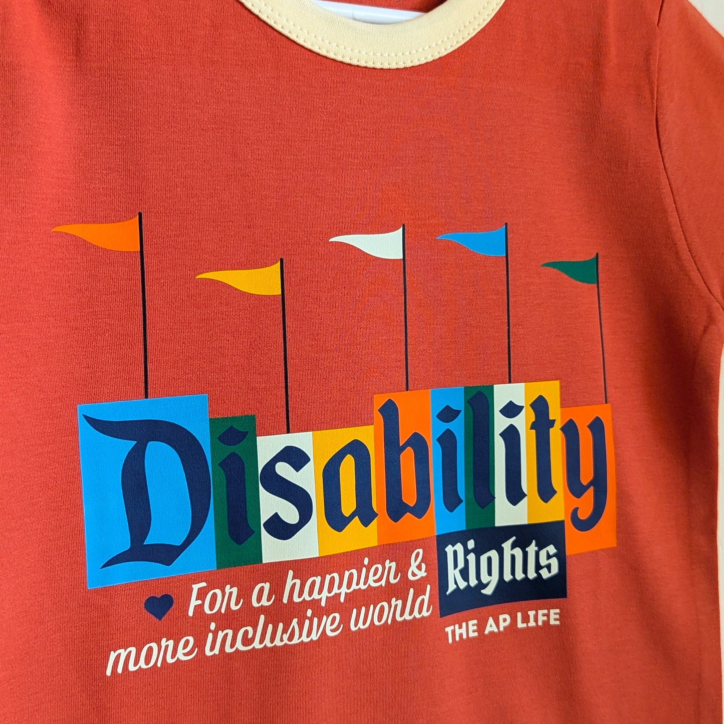 Disability Rights for a Happier & More Inclusive World - Little Kids' Ringer Tee